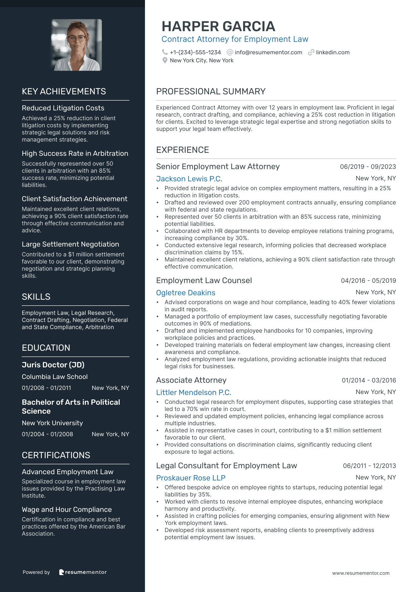Contract Attorney for Employment Law