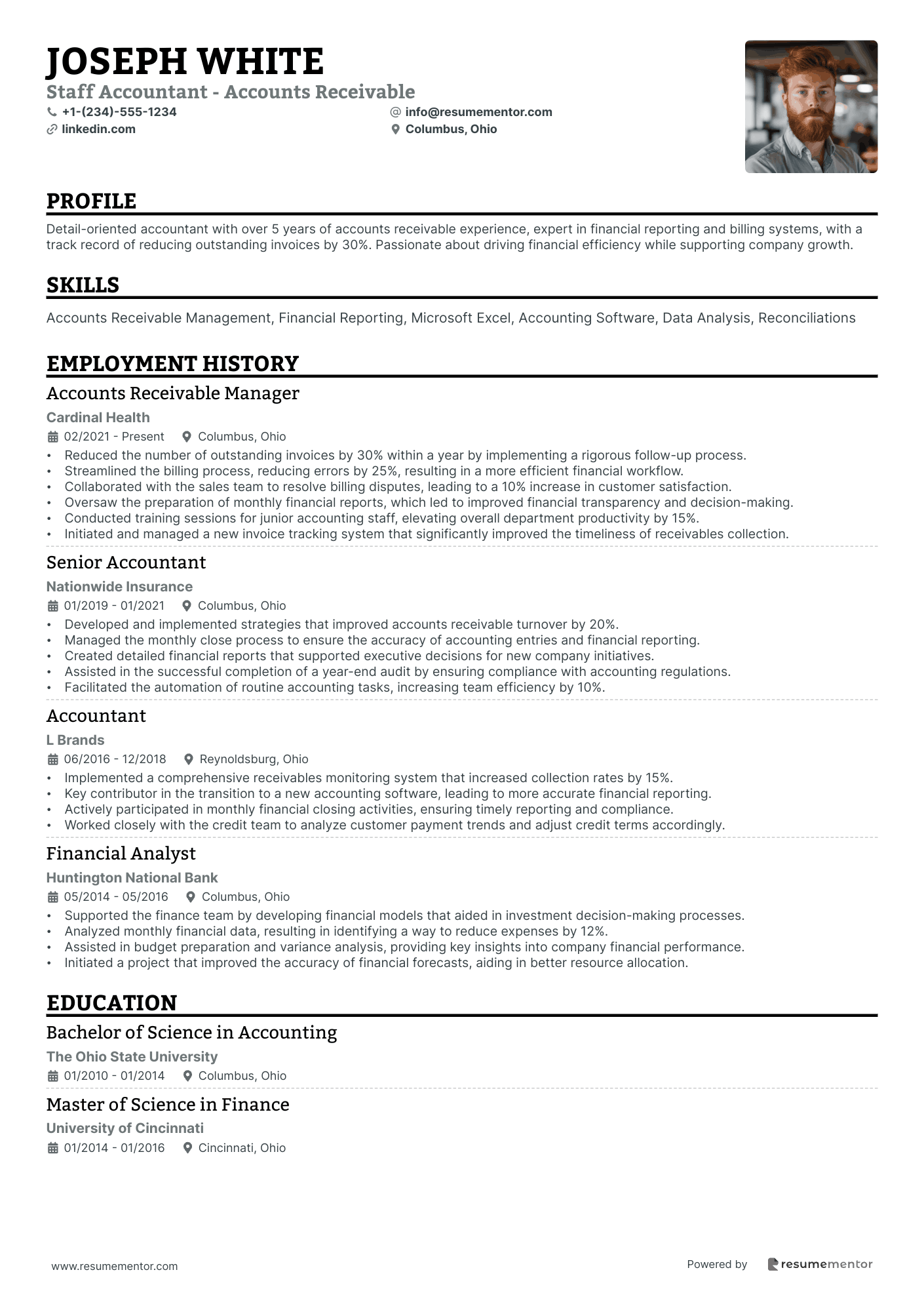 Staff Accountant   Accounts Receivable