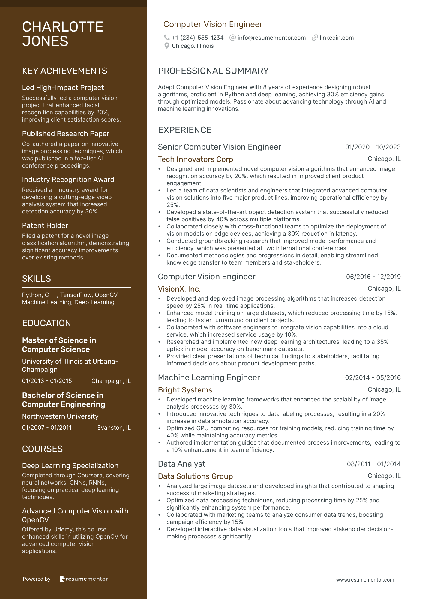 Computer Vision Engineer