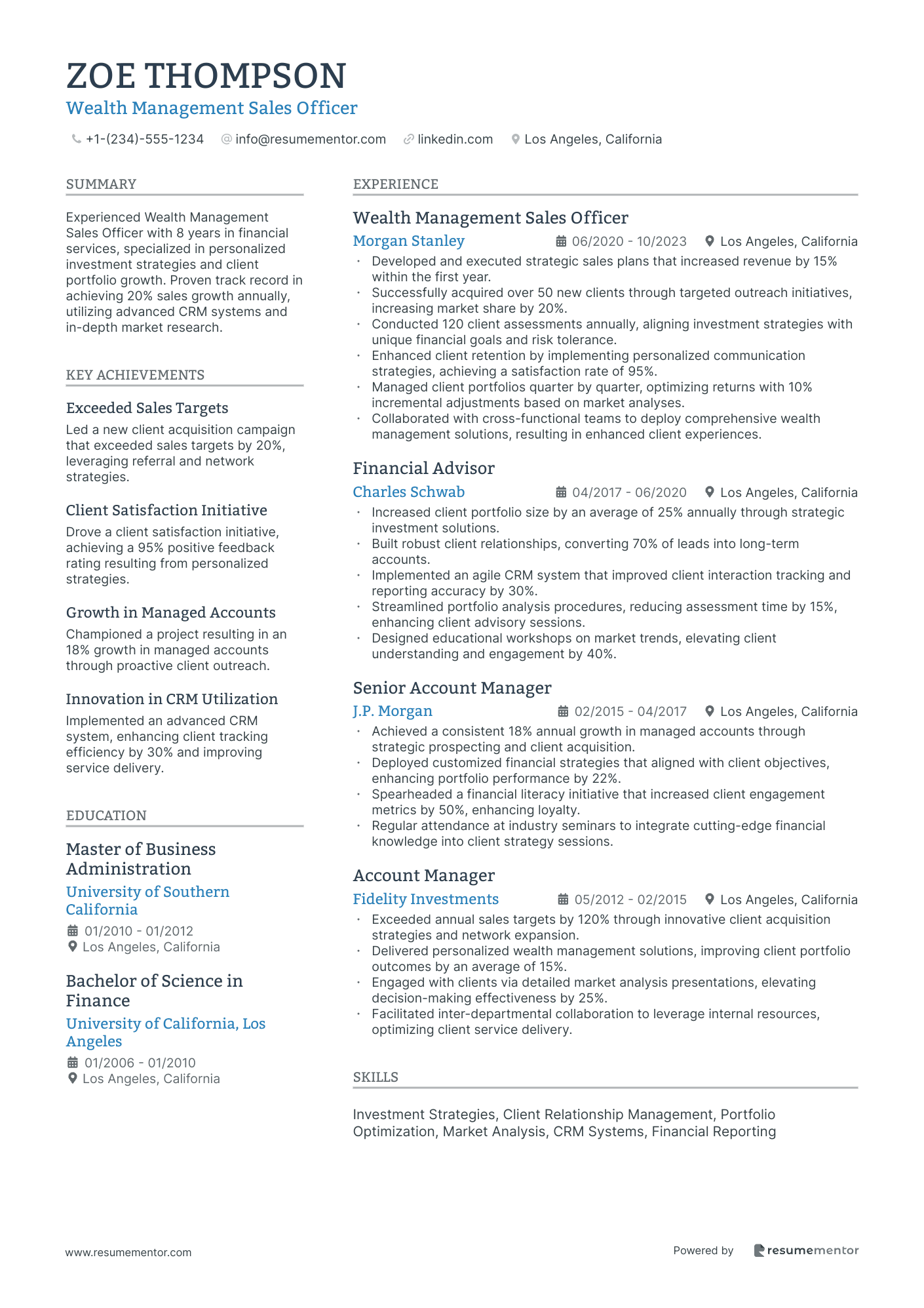 Wealth Management Sales Officer