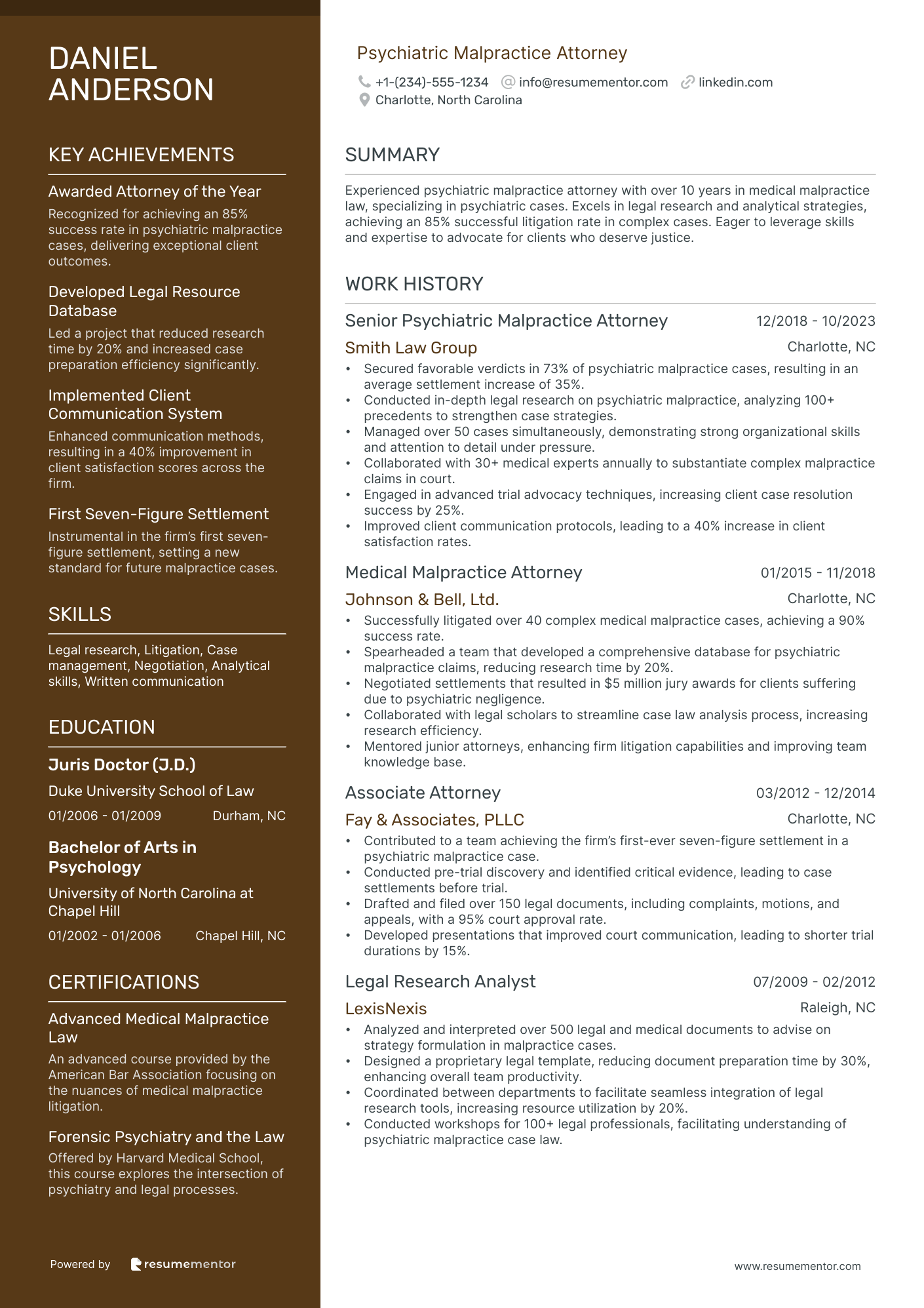 Psychiatric Malpractice Attorney