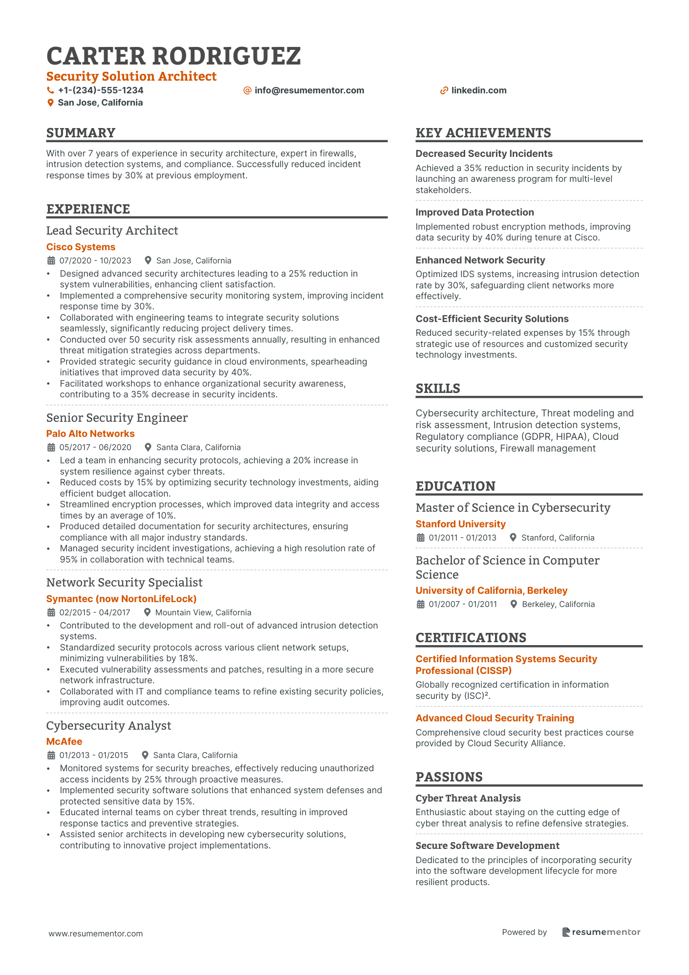 Security Solution Architect