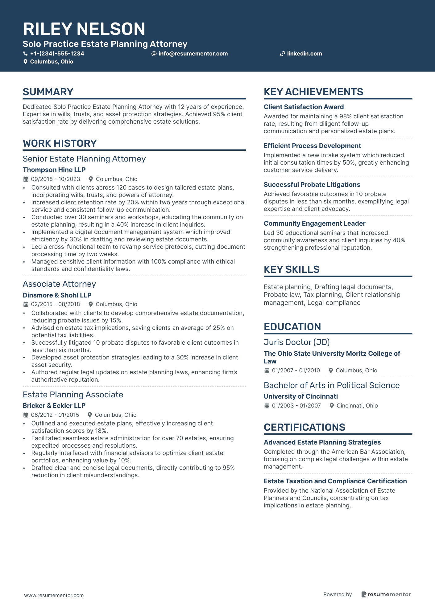 Solo Practice Estate Planning Attorney