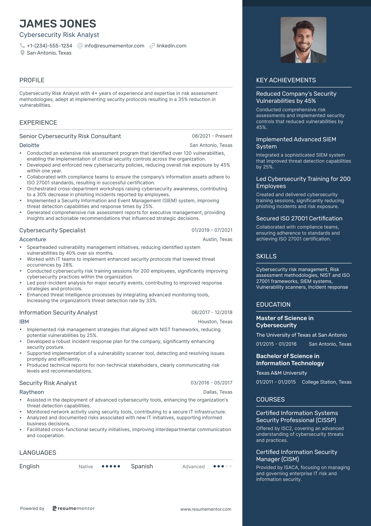 Cybersecurity Risk Analyst