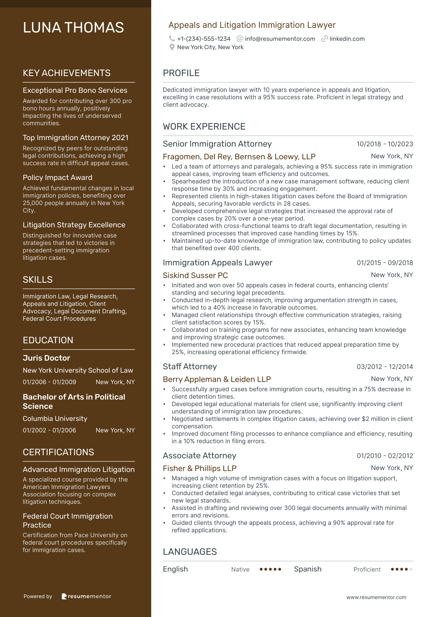 Appeals and Litigation Immigration Lawyer
