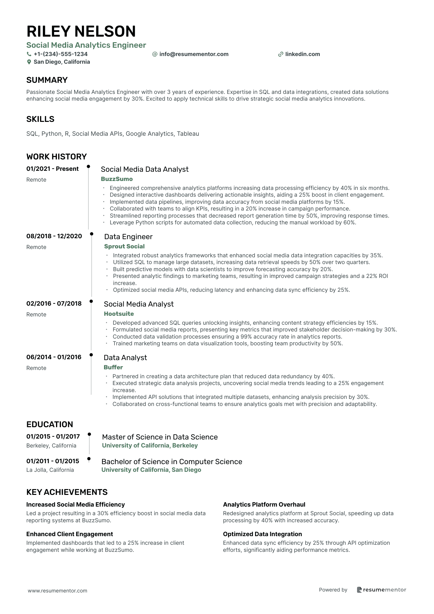 Social Media Analytics Engineer