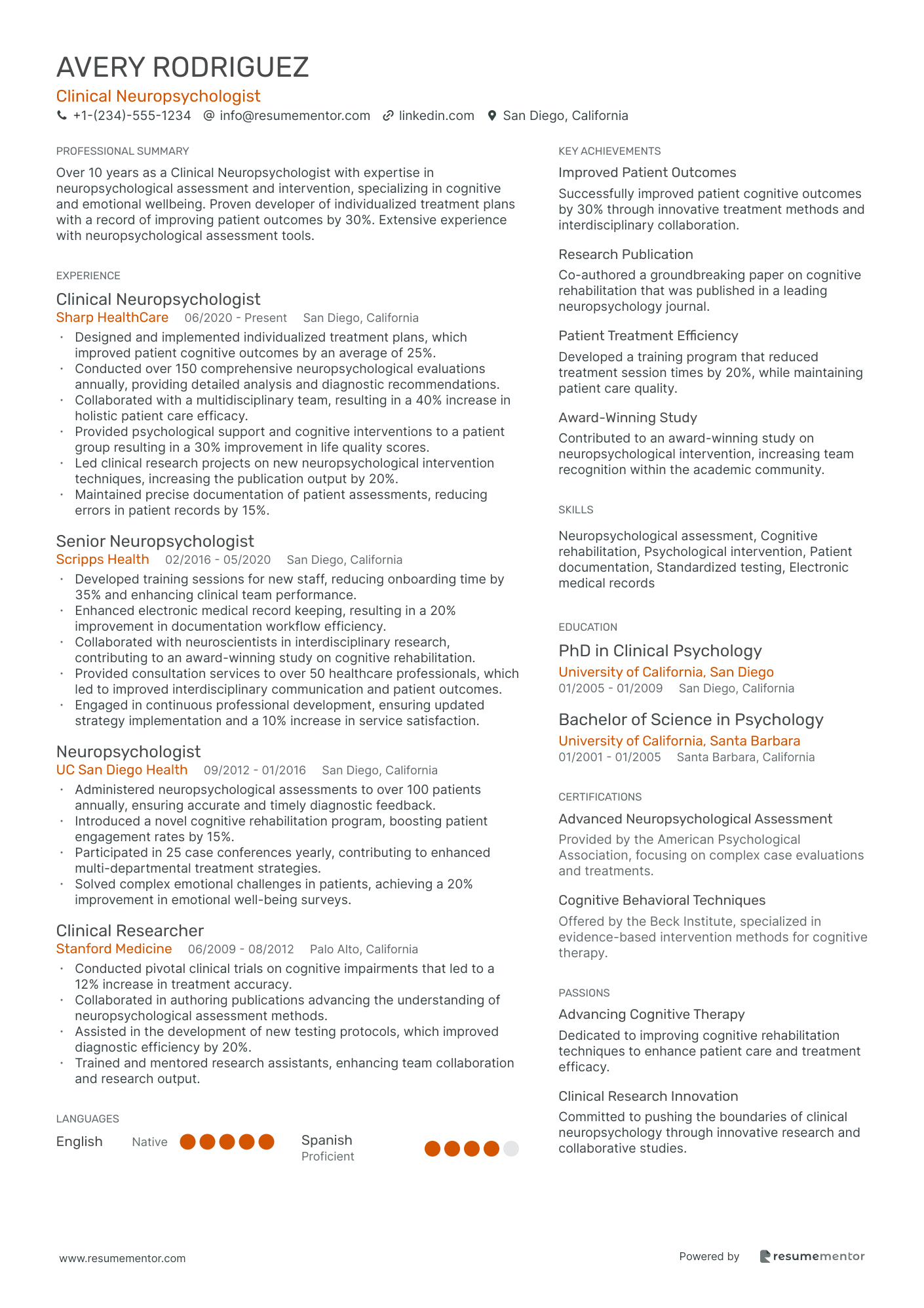 Clinical Neuropsychologist