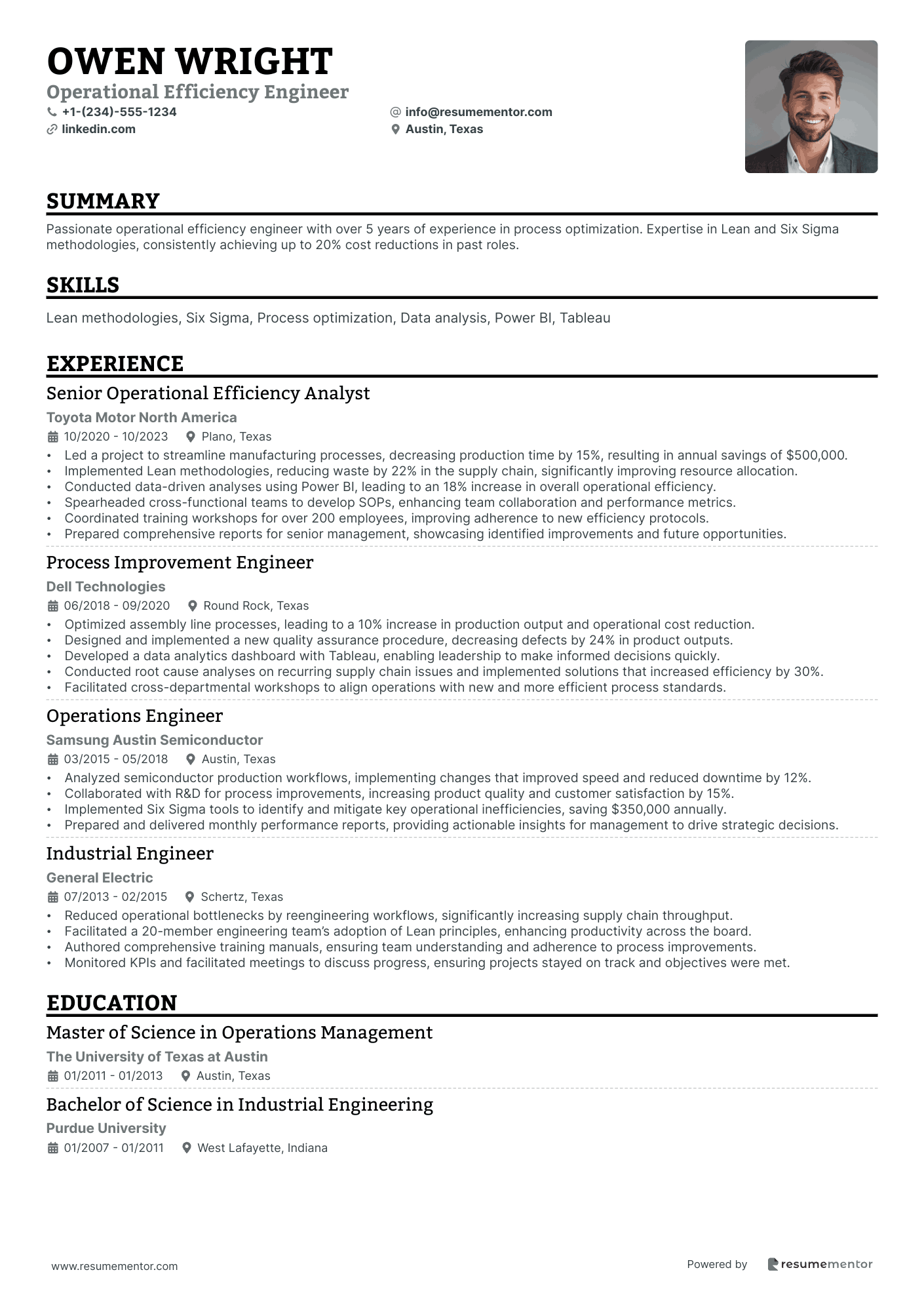Operational Efficiency Engineer