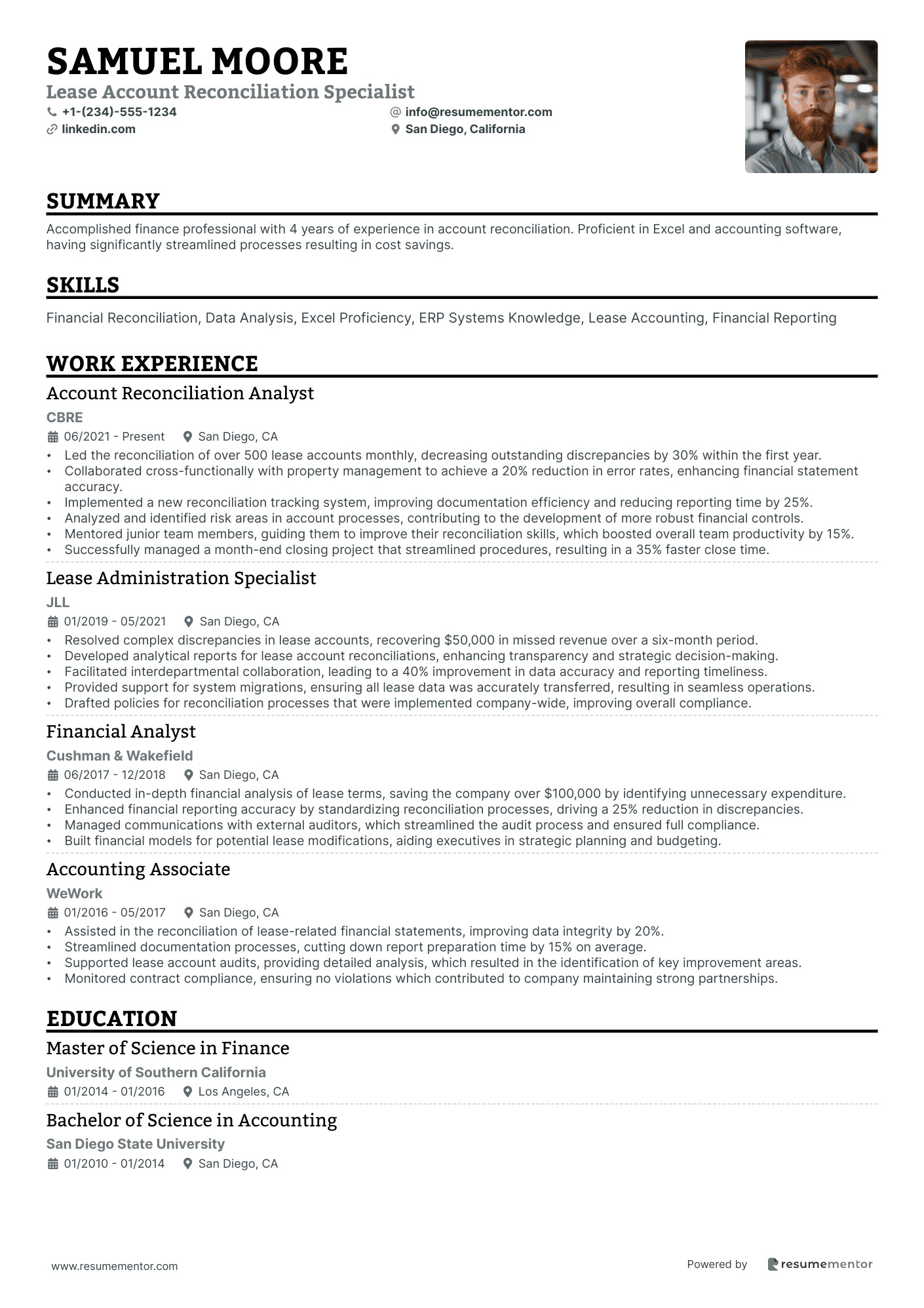 Lease Account Reconciliation Specialist