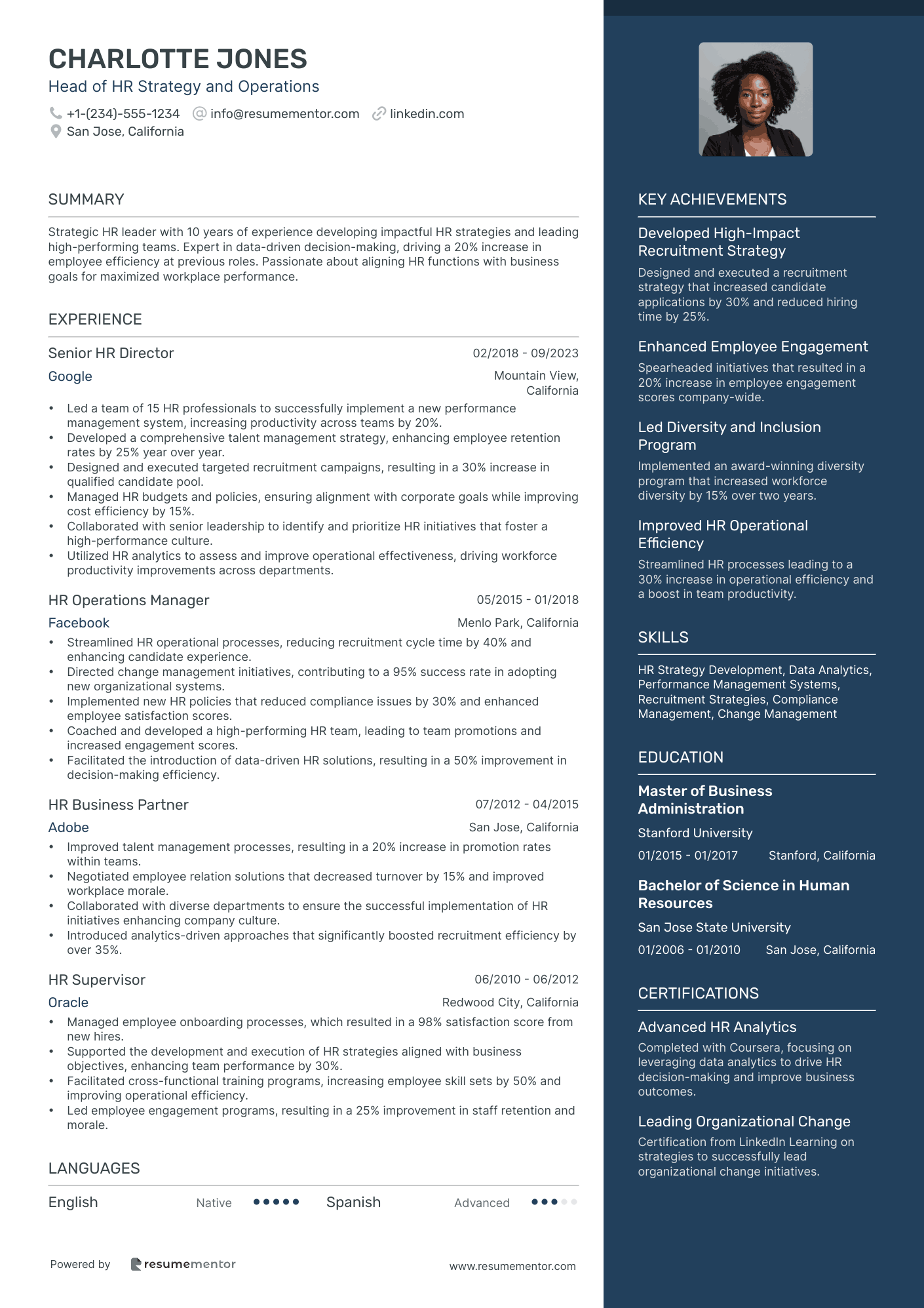 Head of HR Strategy and Operations