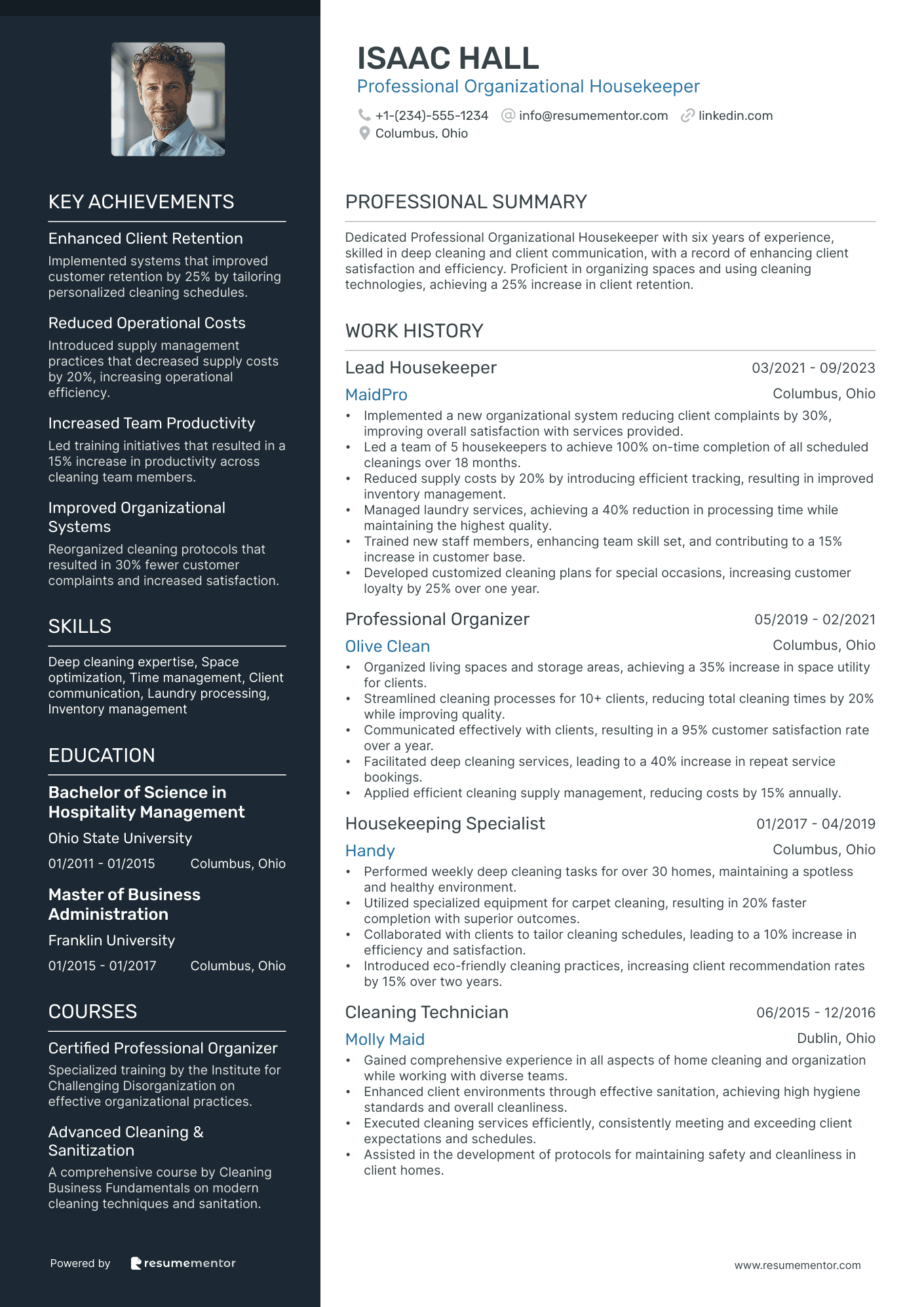 Professional Organizational Housekeeper