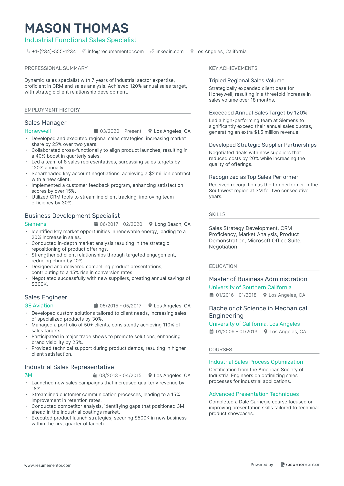 Industrial Functional Sales Specialist