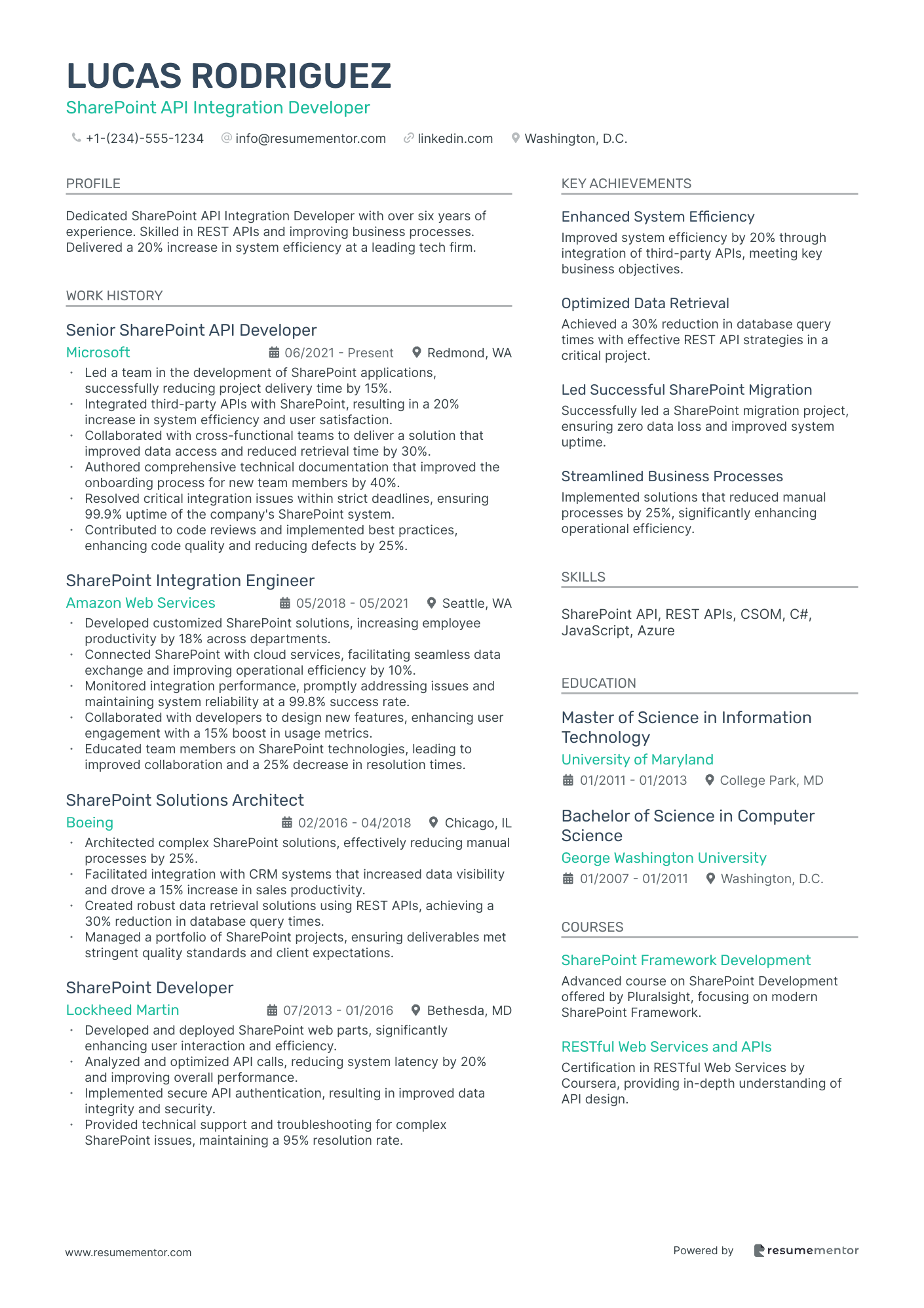 SharePoint API Integration Developer