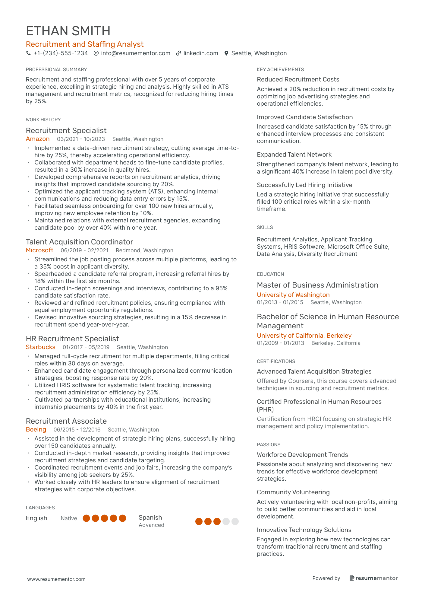 Recruitment and Staffing Analyst