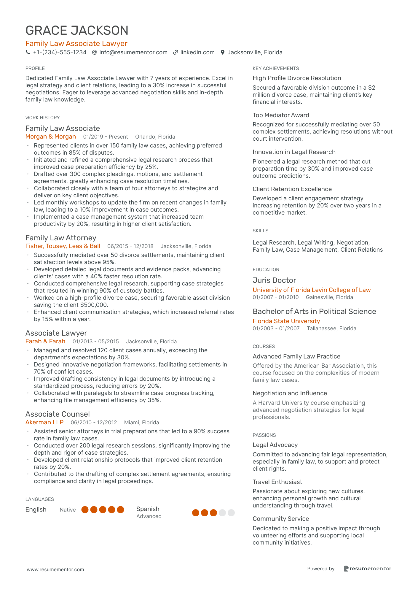 Family Law Associate Lawyer