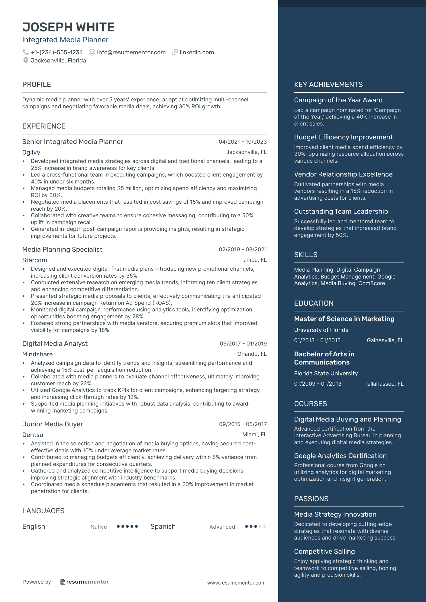 Integrated Media Planner