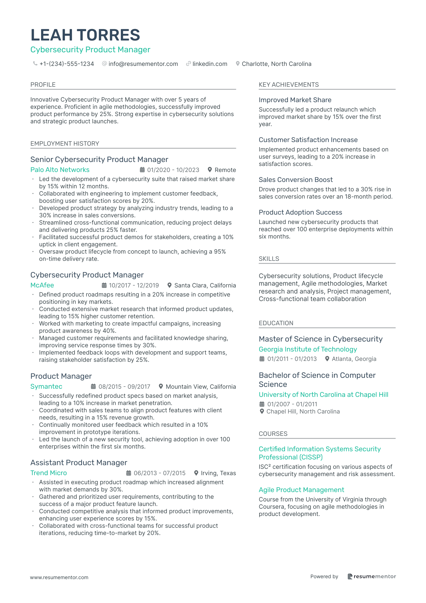 Cybersecurity Product Manager