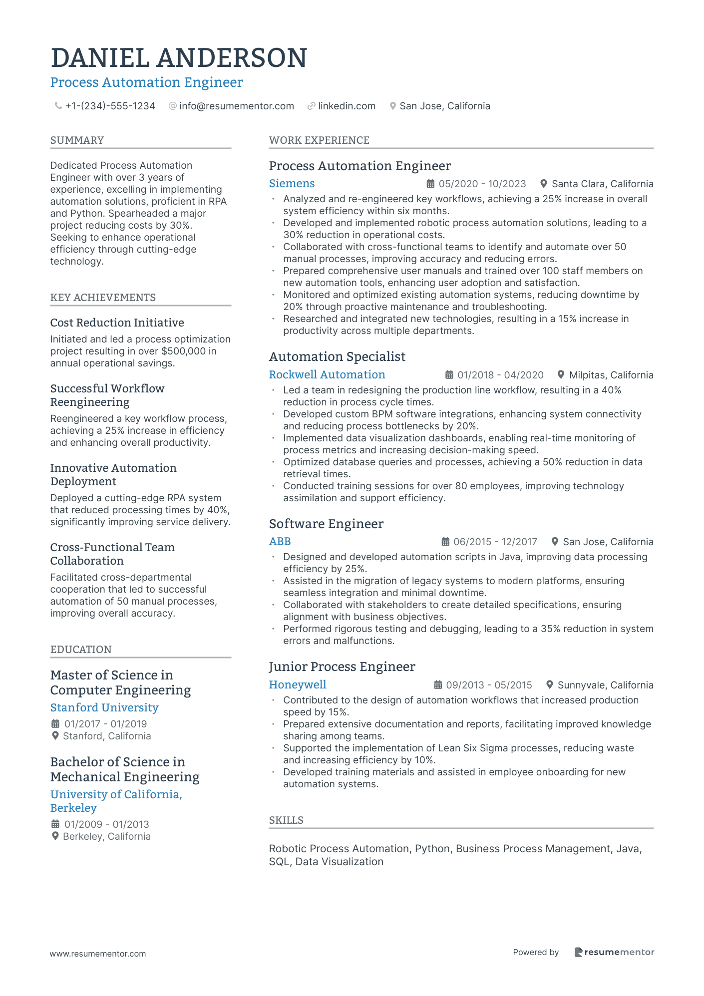Process Automation Engineer