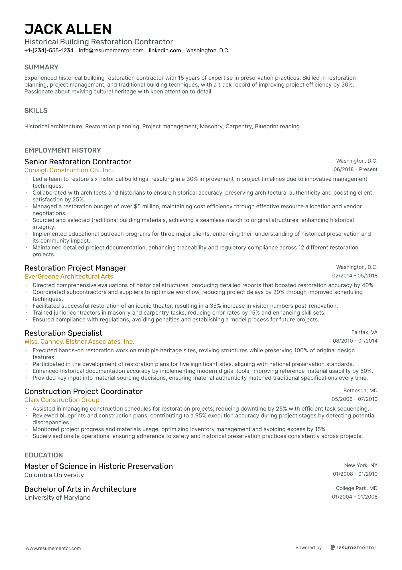 Historical Building Restoration Contractor