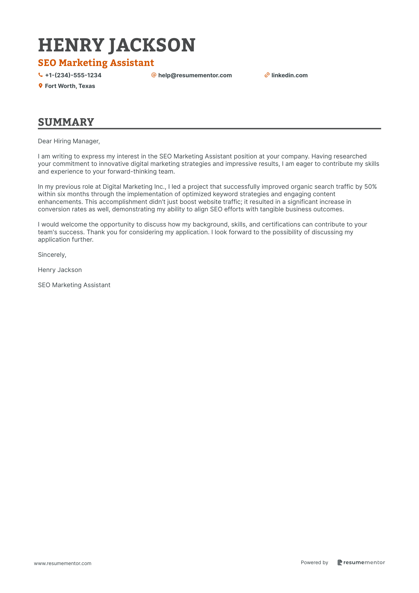 SEO Marketing Assistant