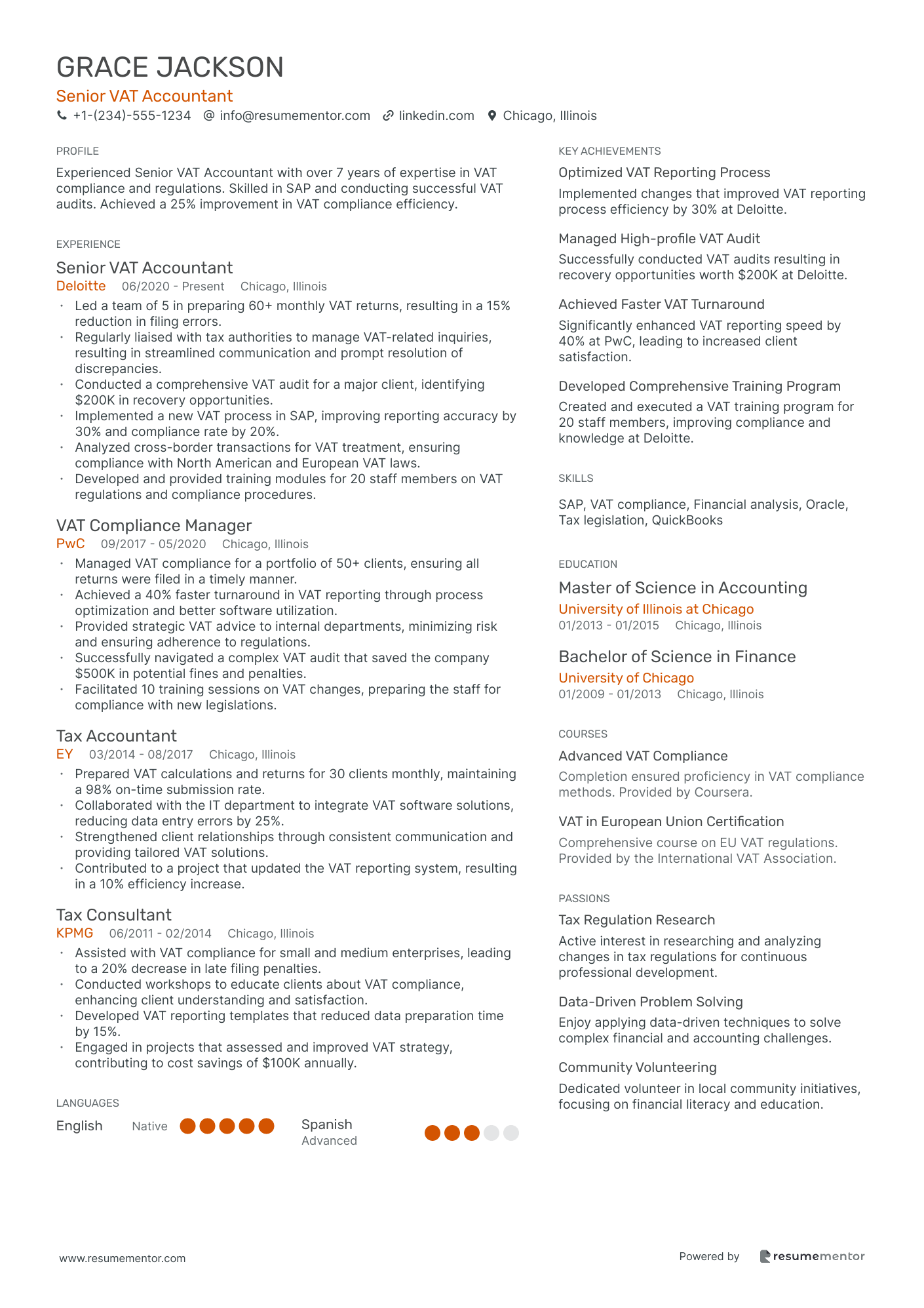 Senior VAT Accountant