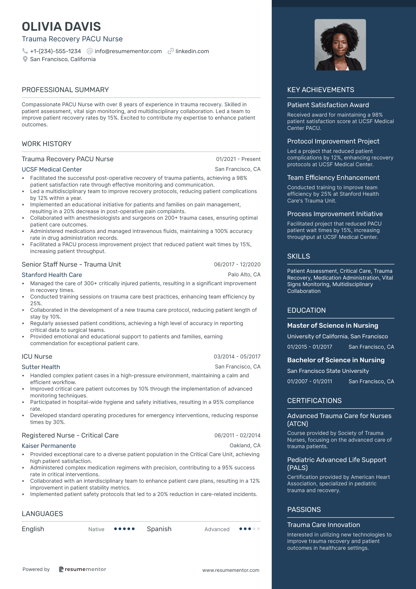 Trauma Recovery PACU Nurse
