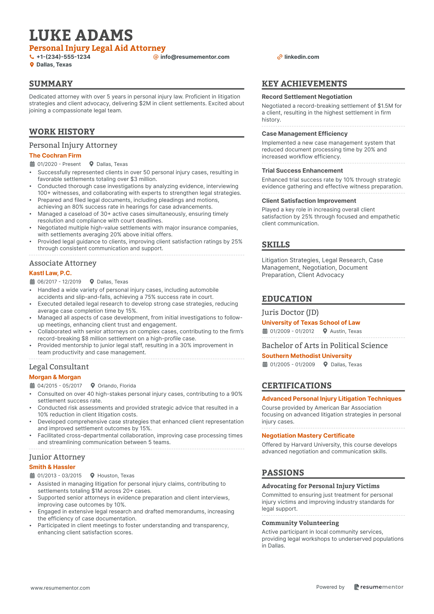 Personal Injury Legal Aid Attorney
