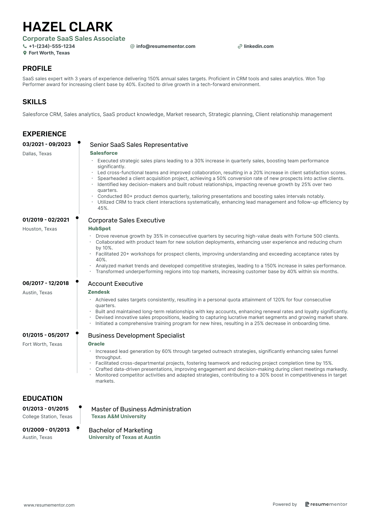 Corporate SaaS Sales Associate