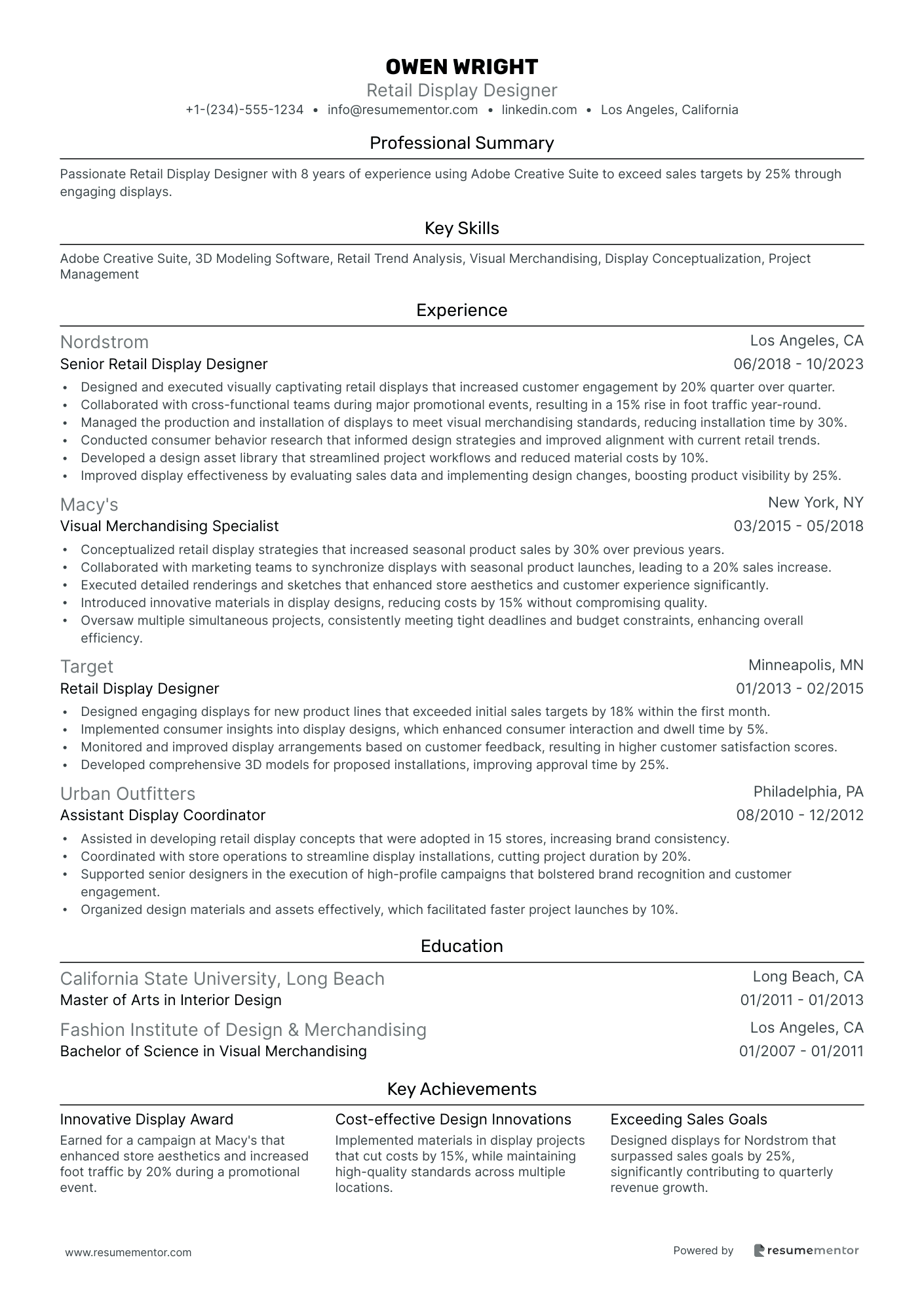 Retail Display Designer