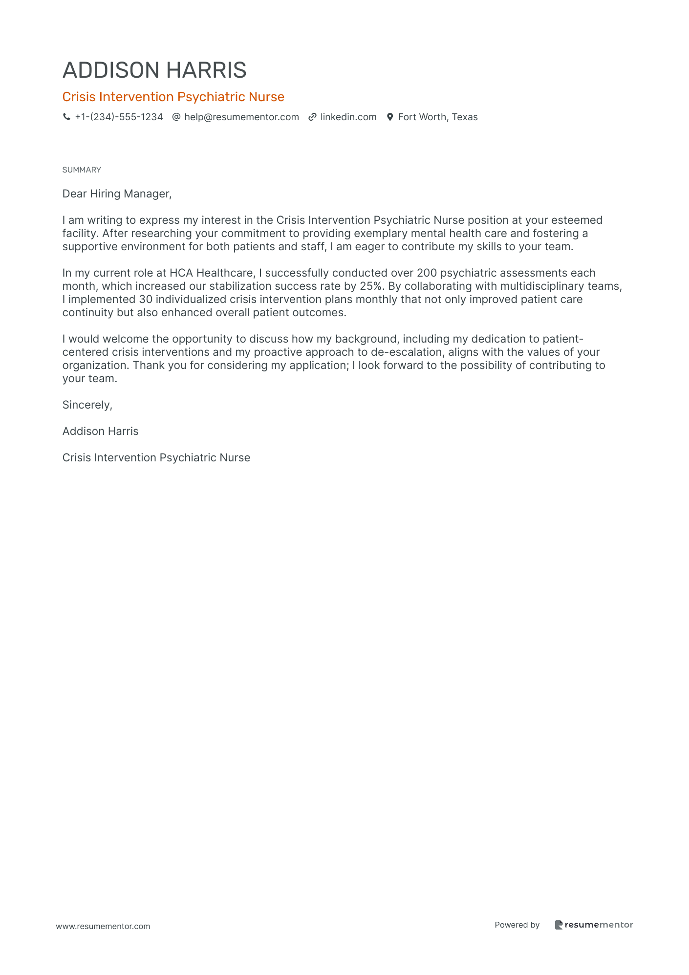 Crisis Intervention Psychiatric Nurse