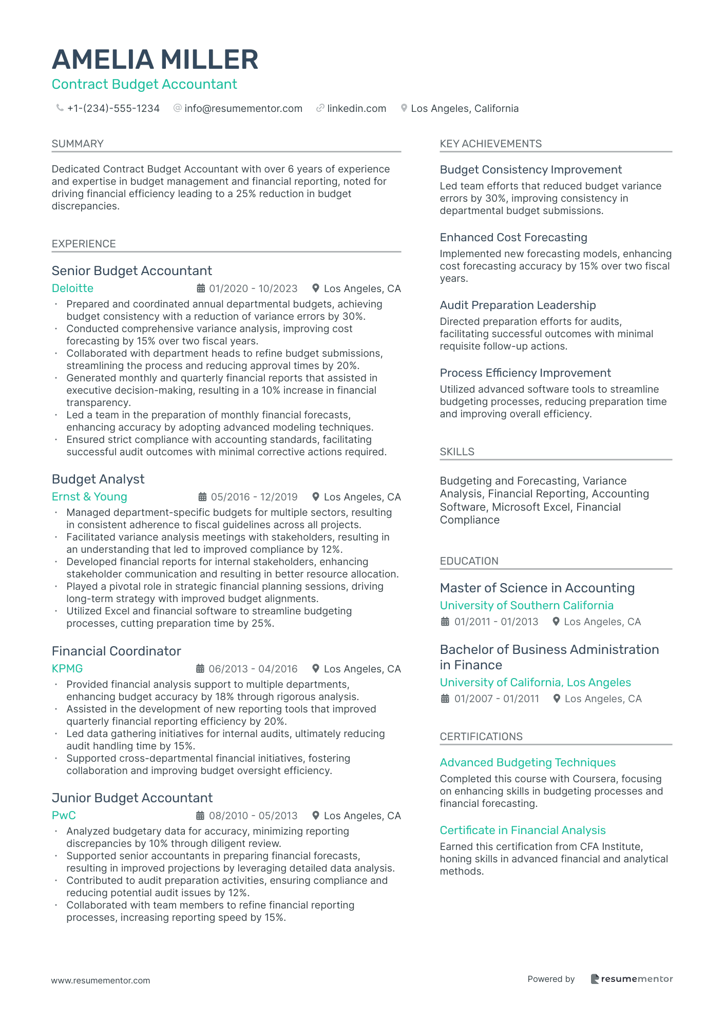 Contract Budget Accountant