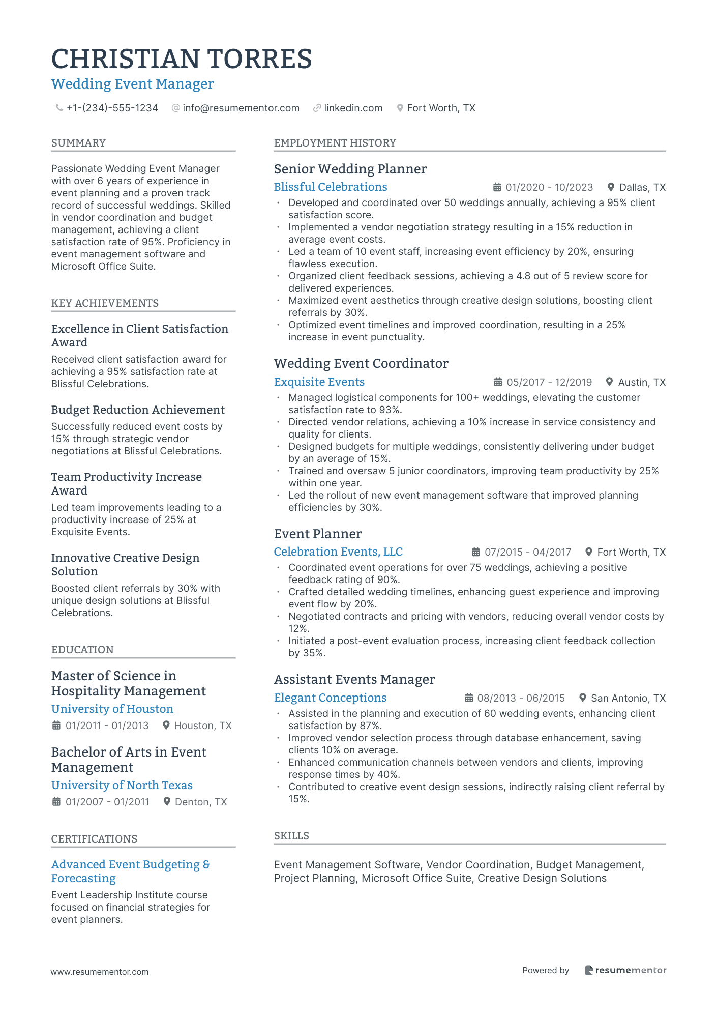 Wedding Event Manager