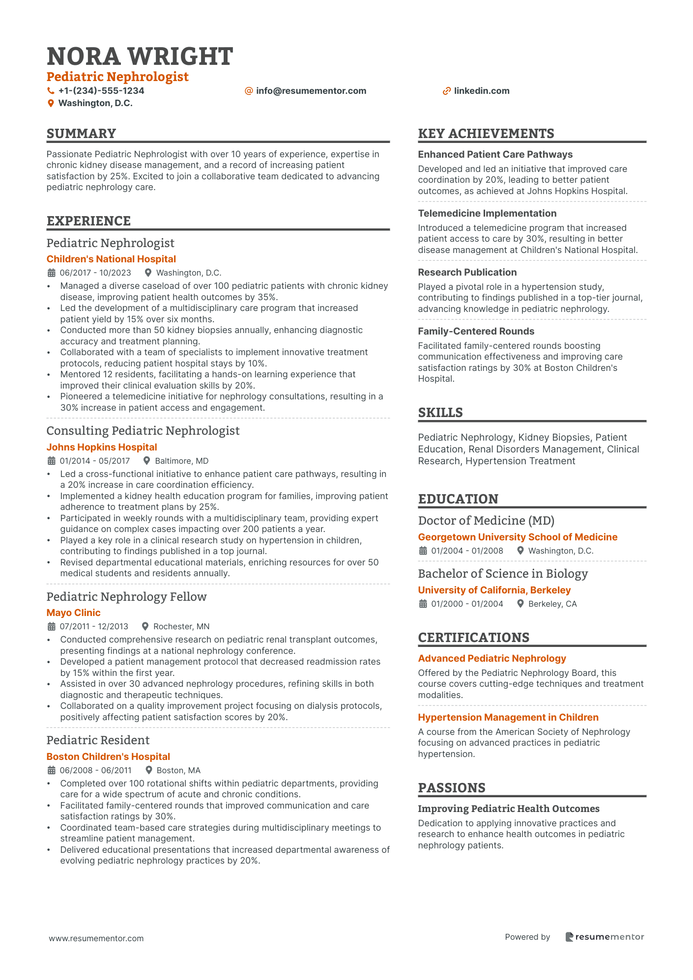 Pediatric Nephrologist