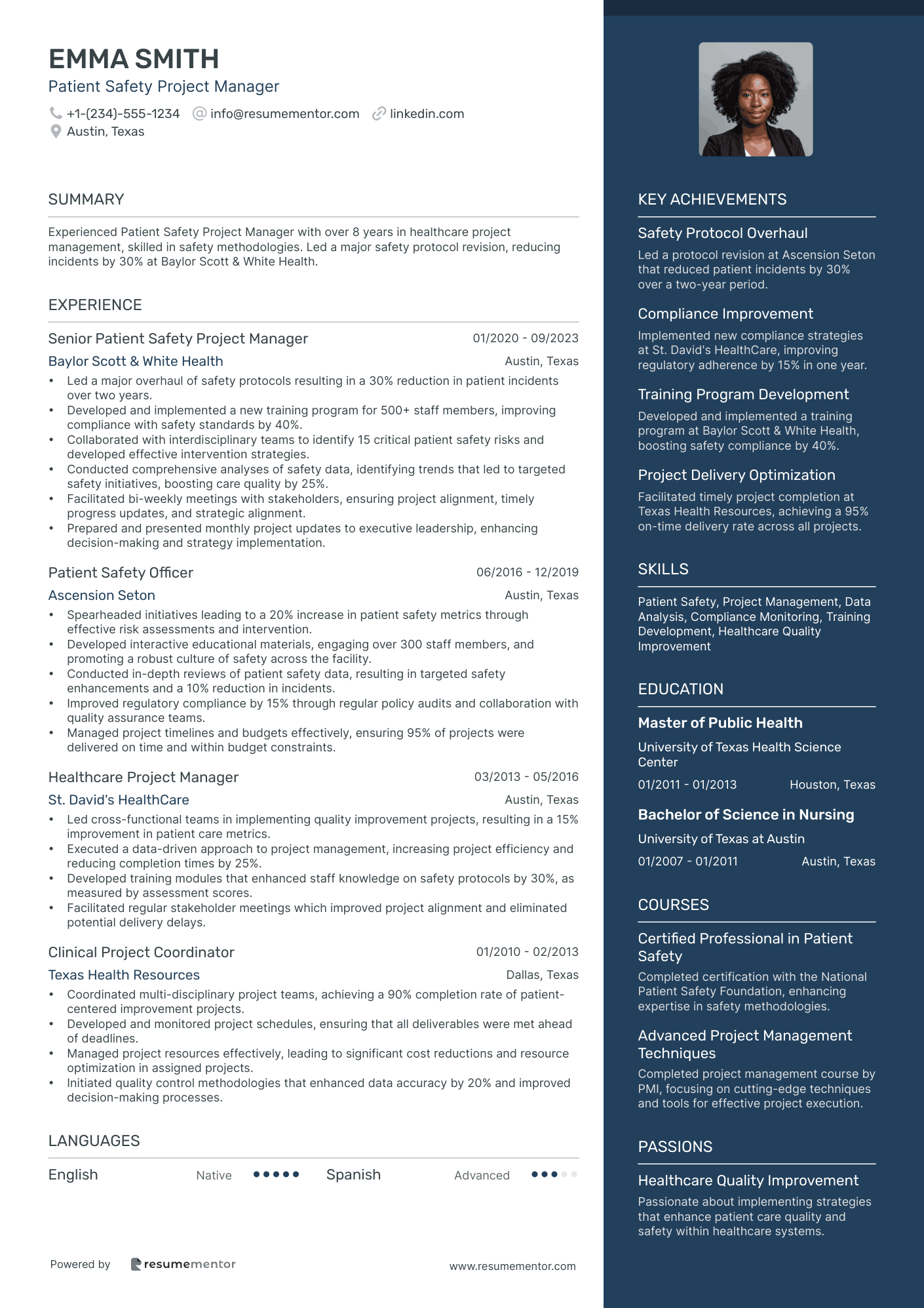 Patient Safety Project Manager