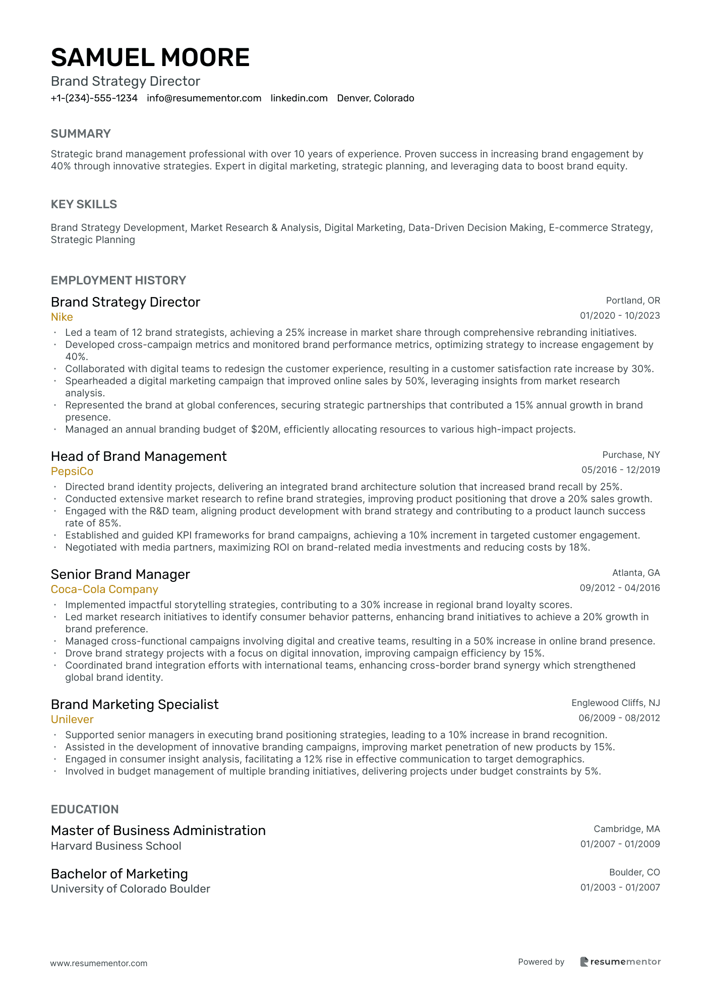 Brand Strategy Director