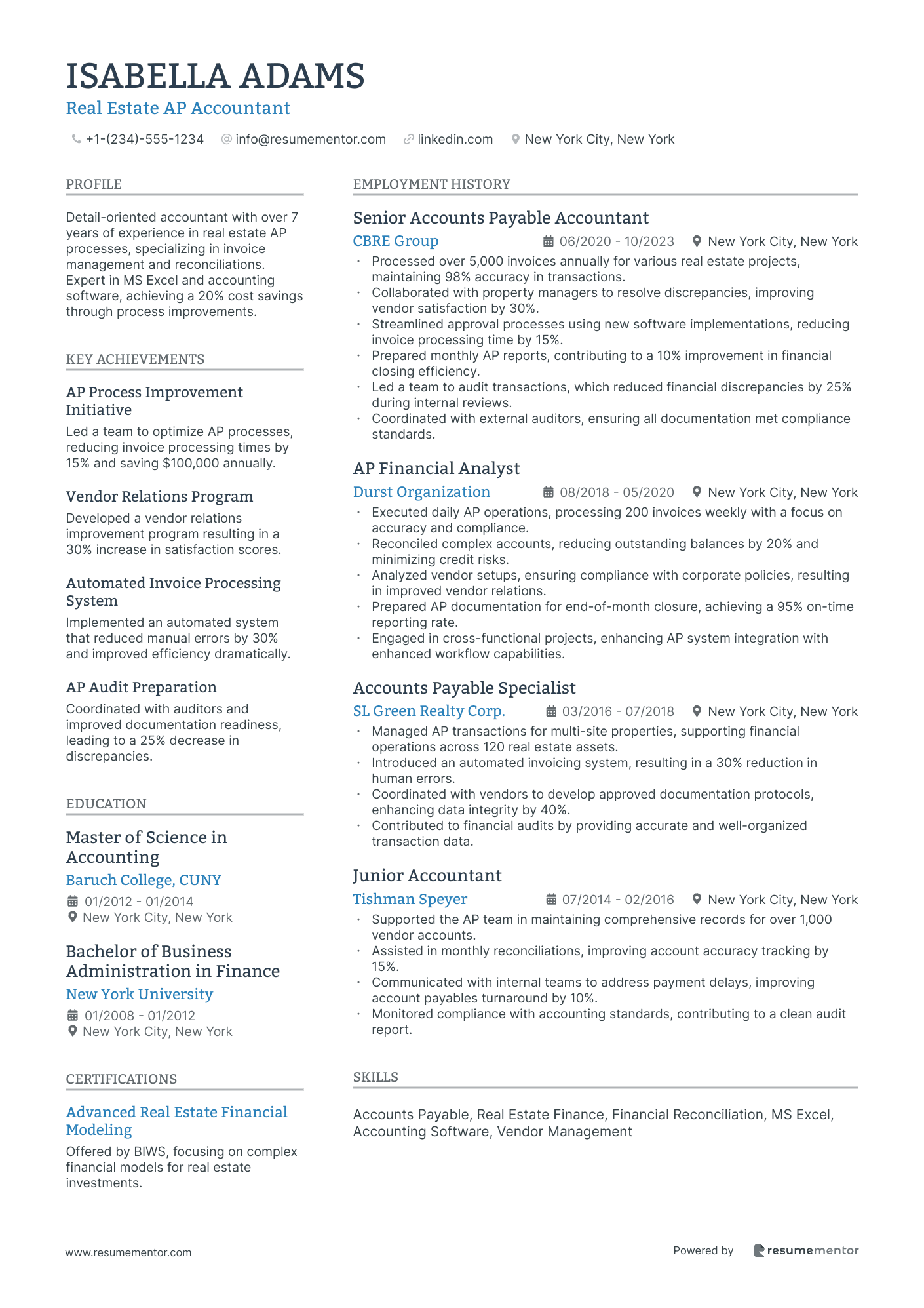 Real Estate AP Accountant