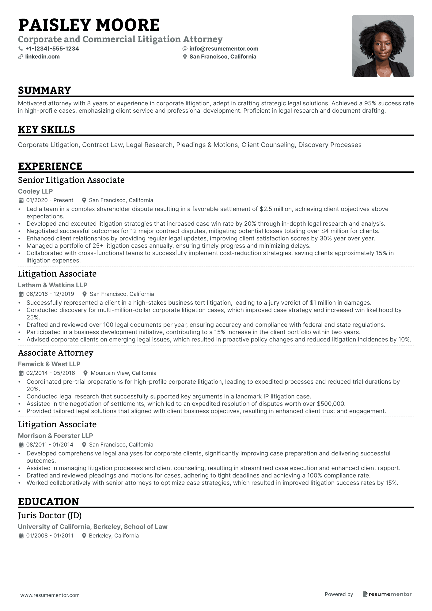 Corporate and Commercial Litigation Attorney