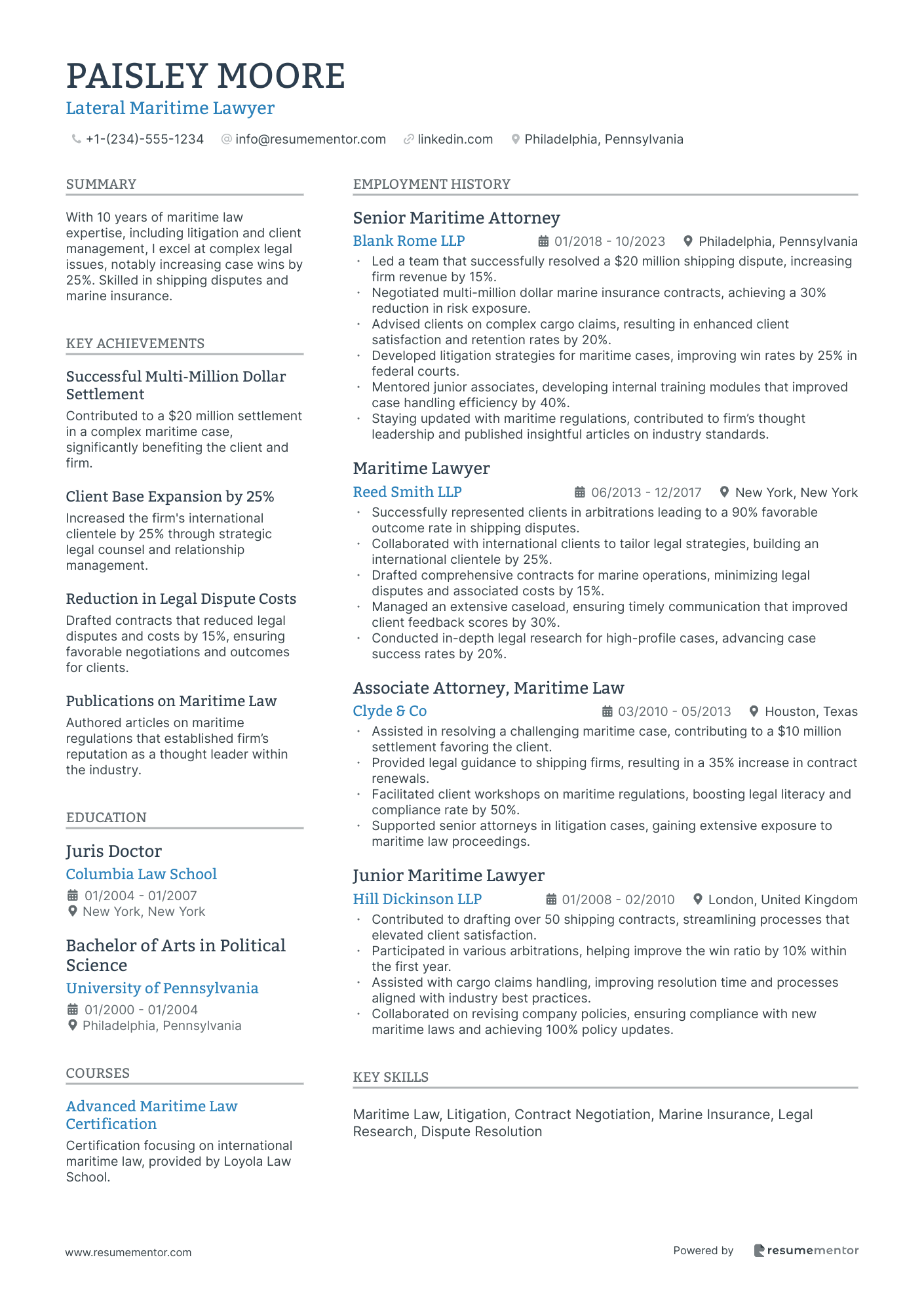 Lateral Maritime Lawyer