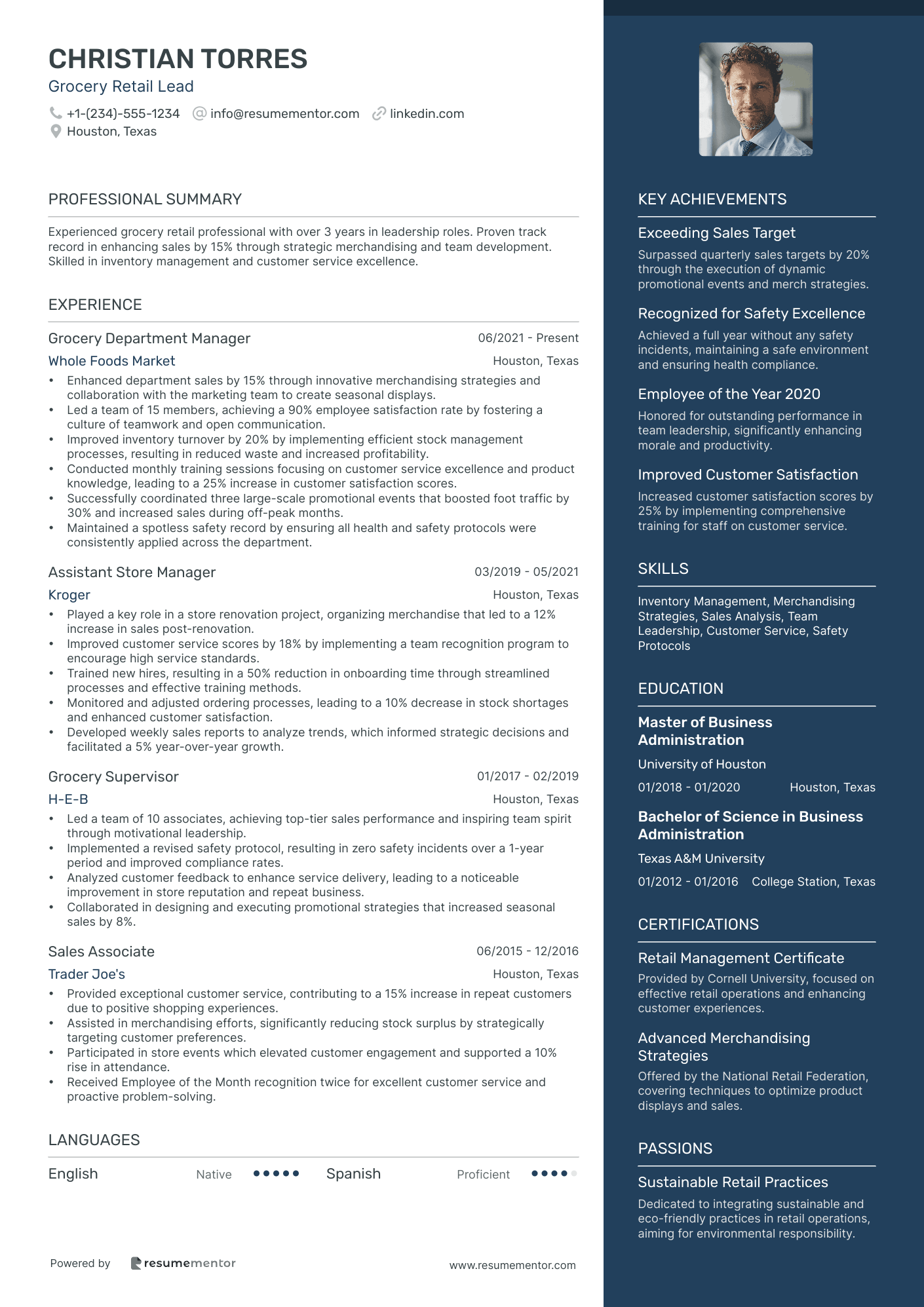 Grocery Retail Lead