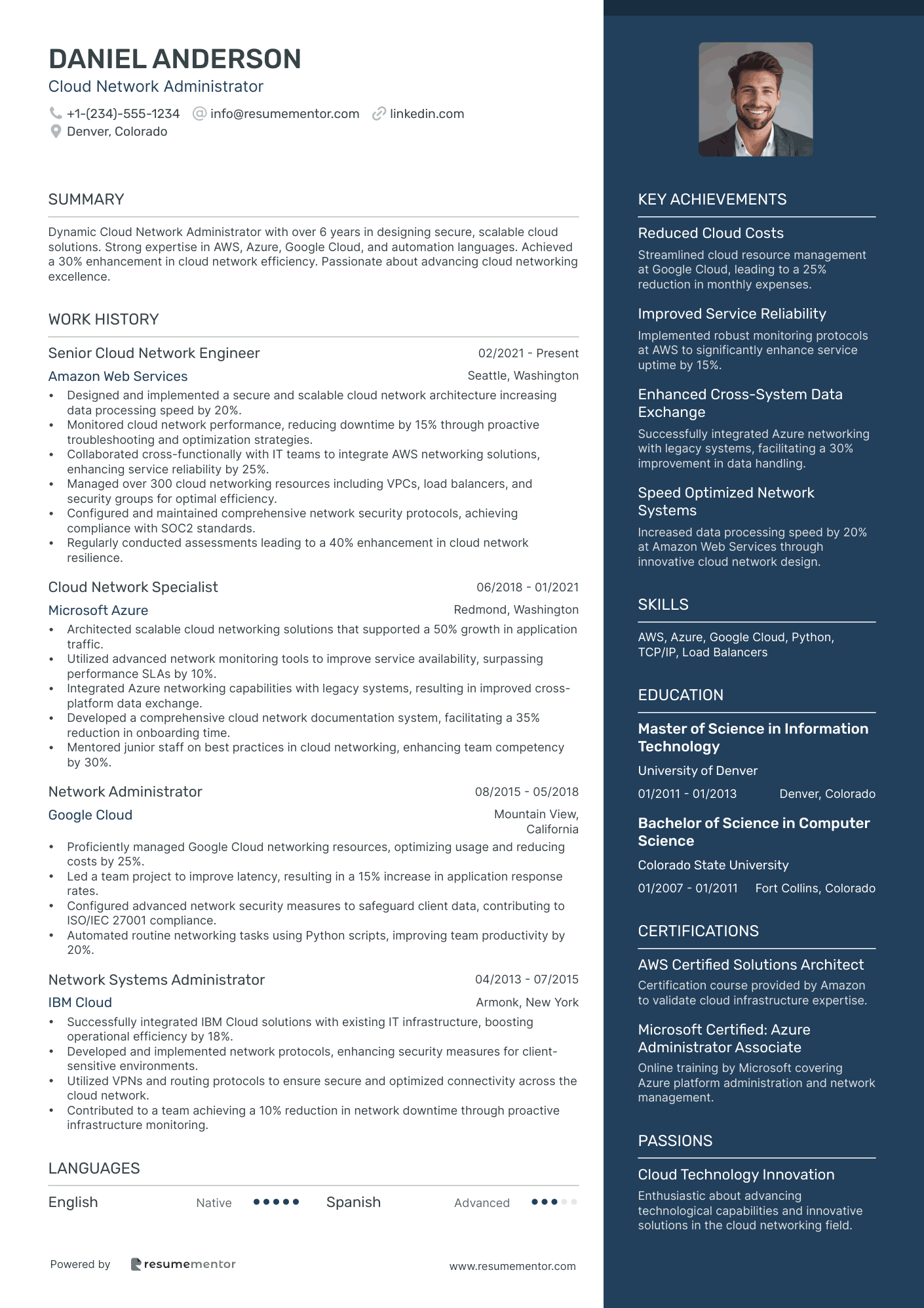 Cloud Network Administrator