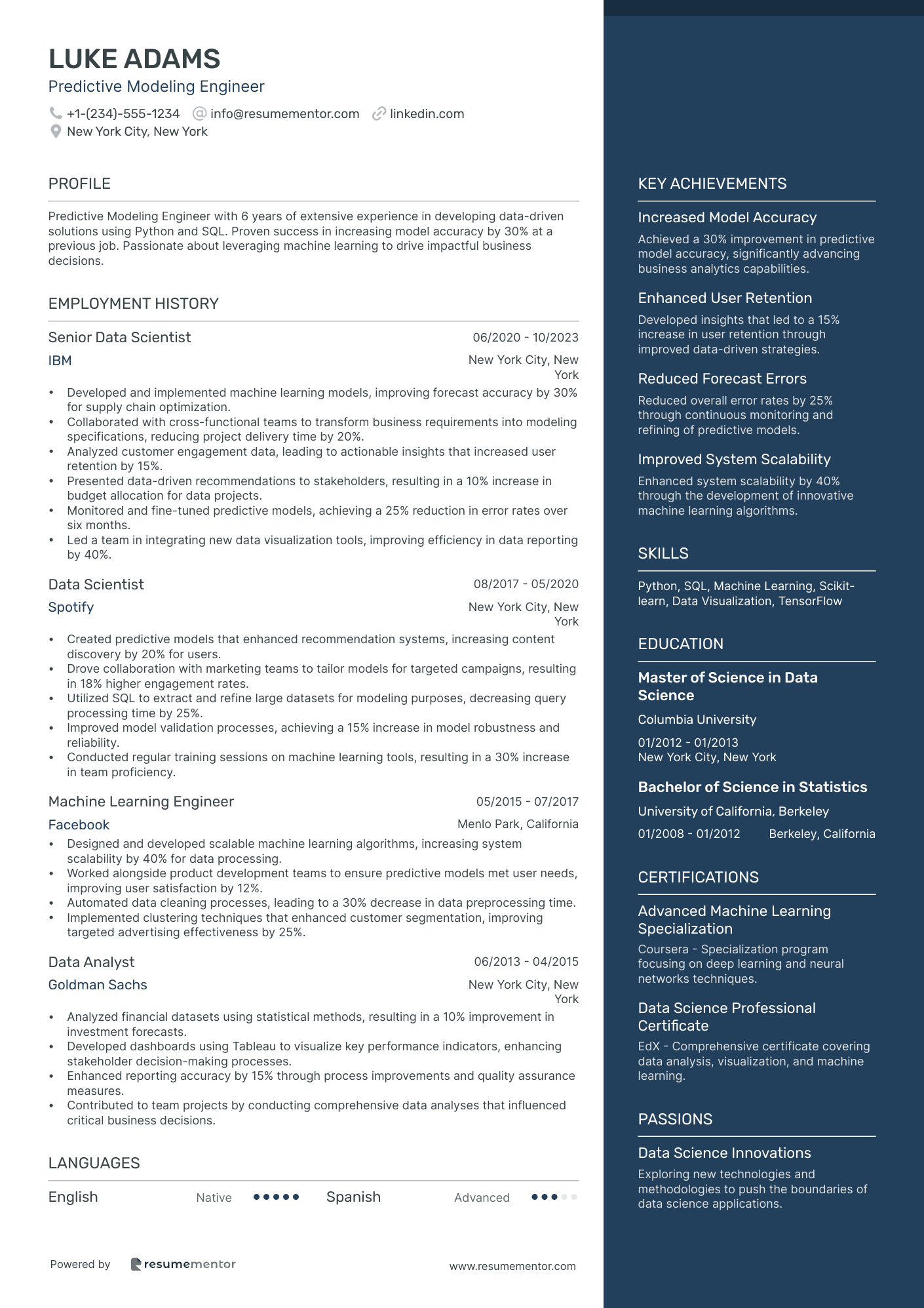Predictive Modeling Engineer