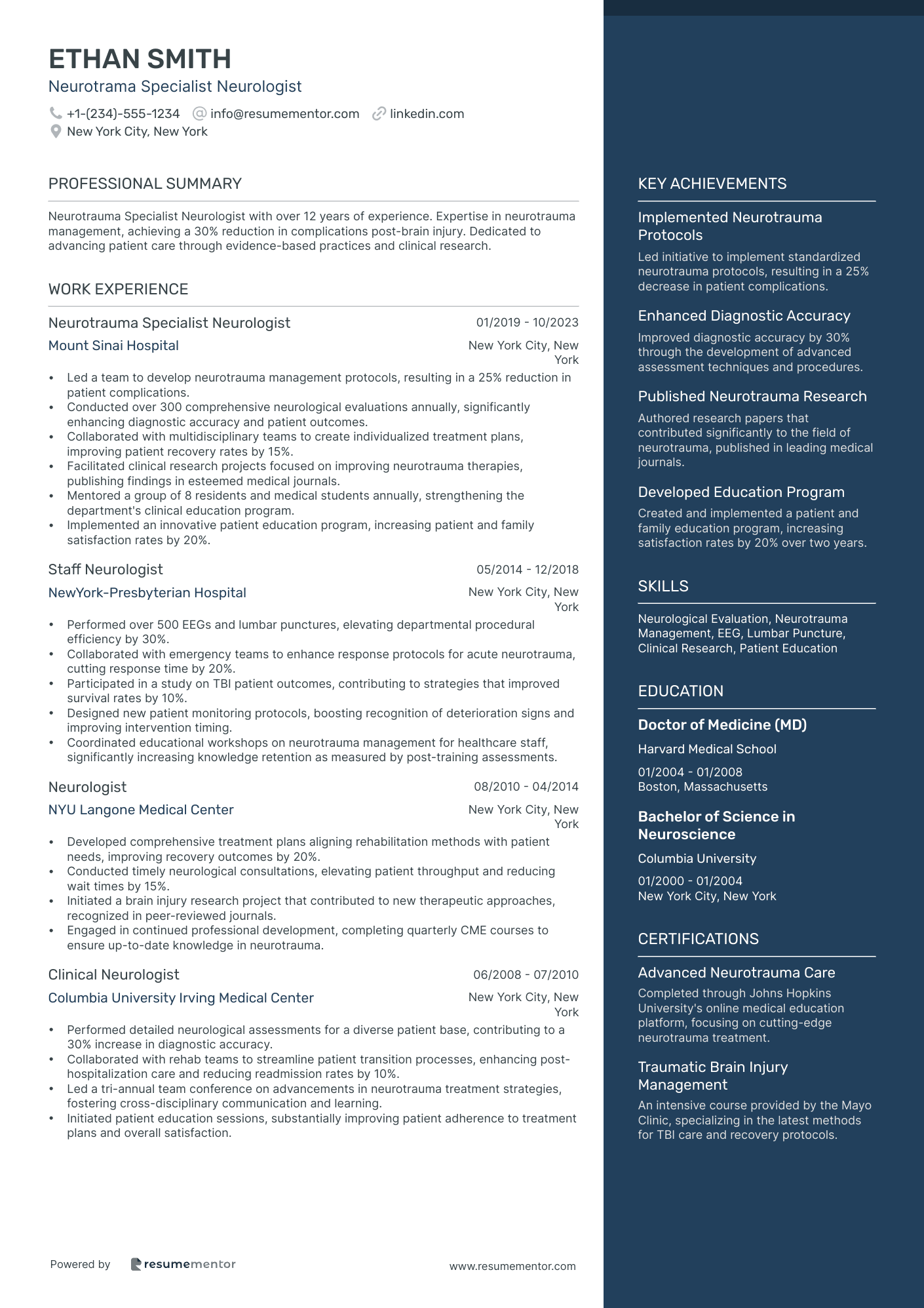 Neurotrama Specialist Neurologist