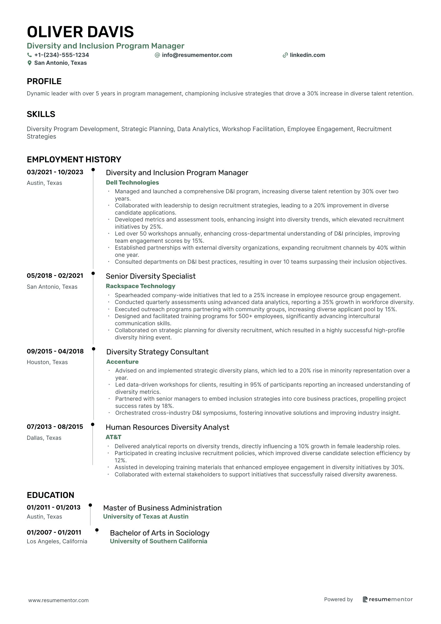 Diversity and Inclusion Program Manager