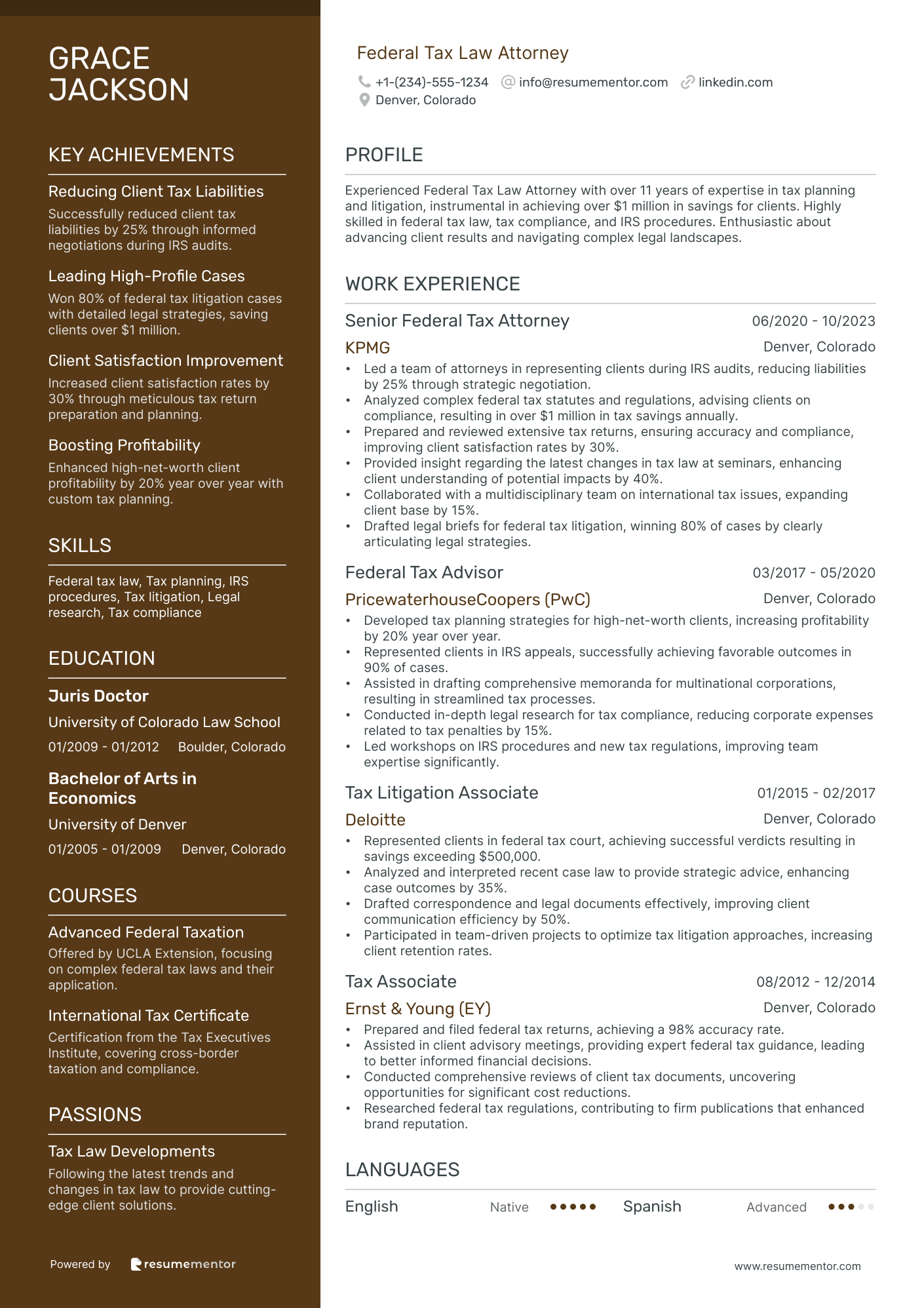 Federal Tax Law Attorney