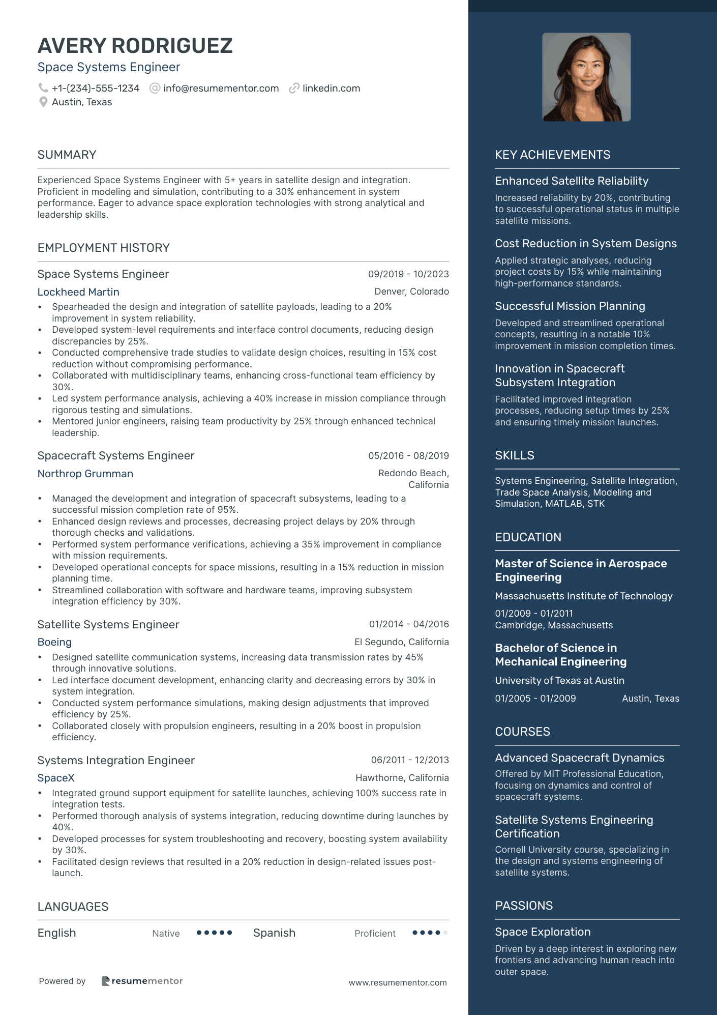 Space Systems Engineer