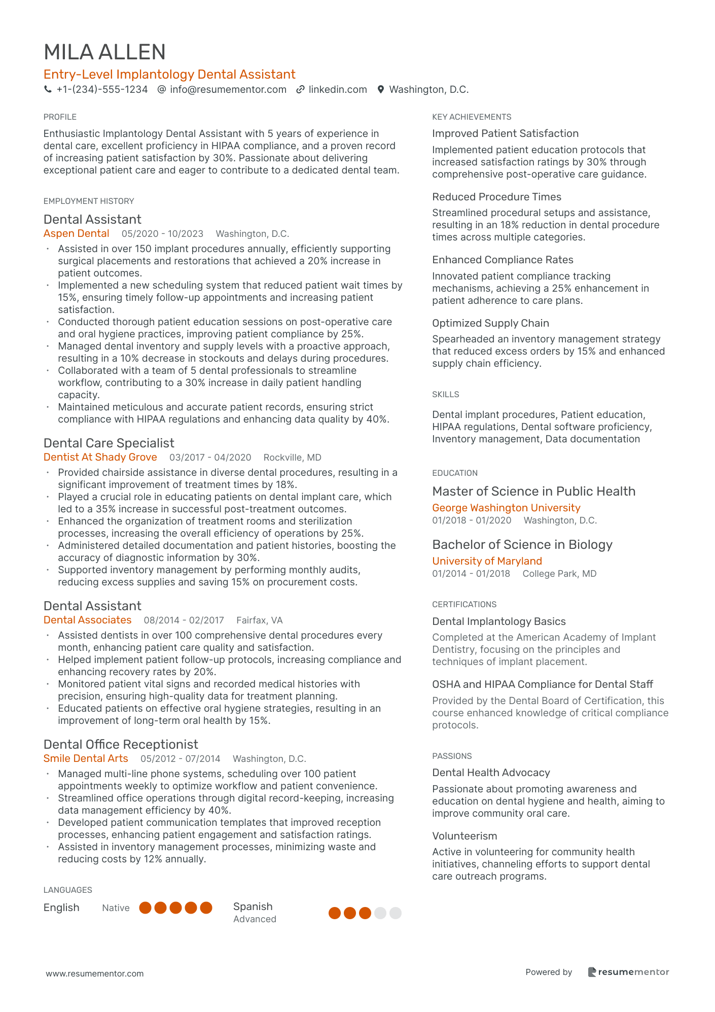 Entry Level Implantology Dental Assistant