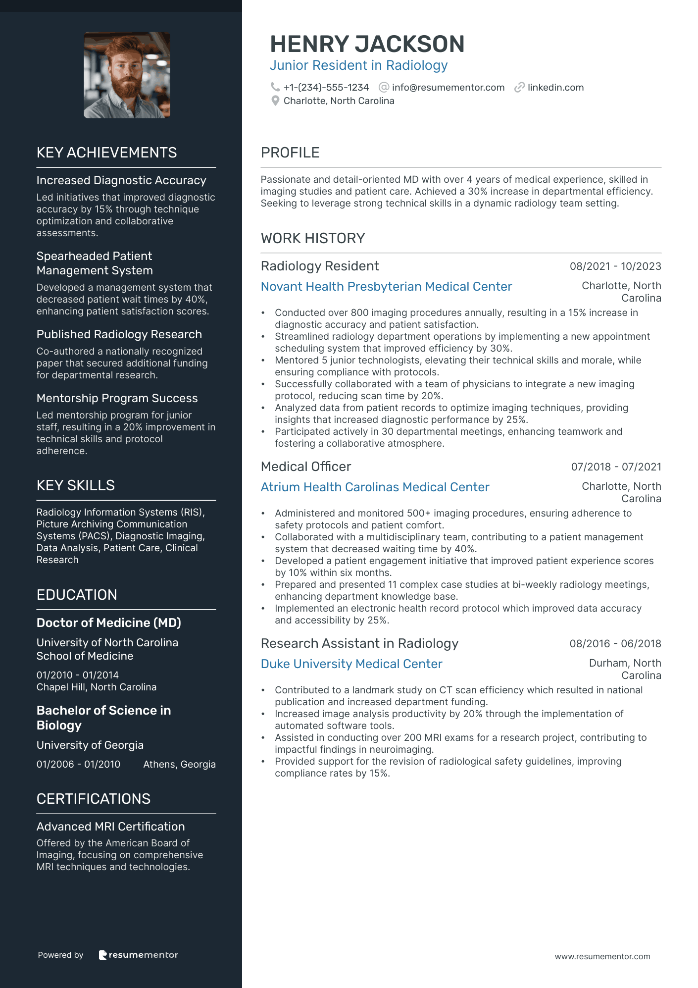 Junior Resident in Radiology