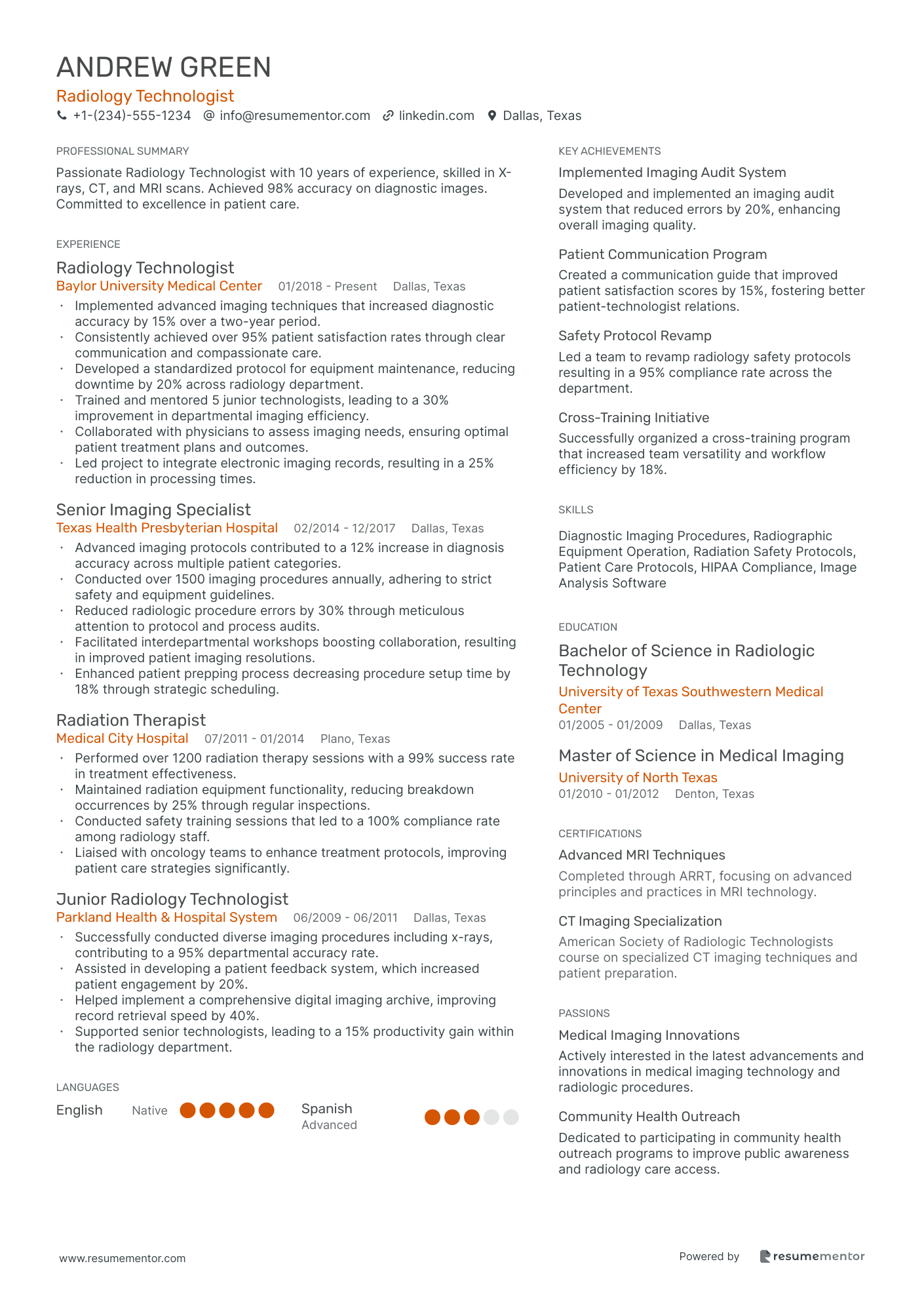 Radiology Technologist