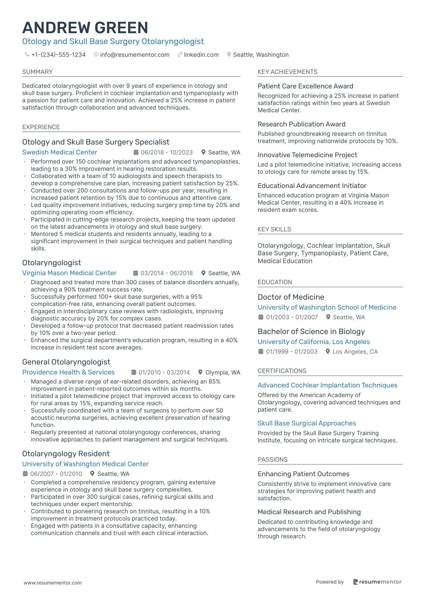 Otology and Skull Base Surgery Otolaryngologist