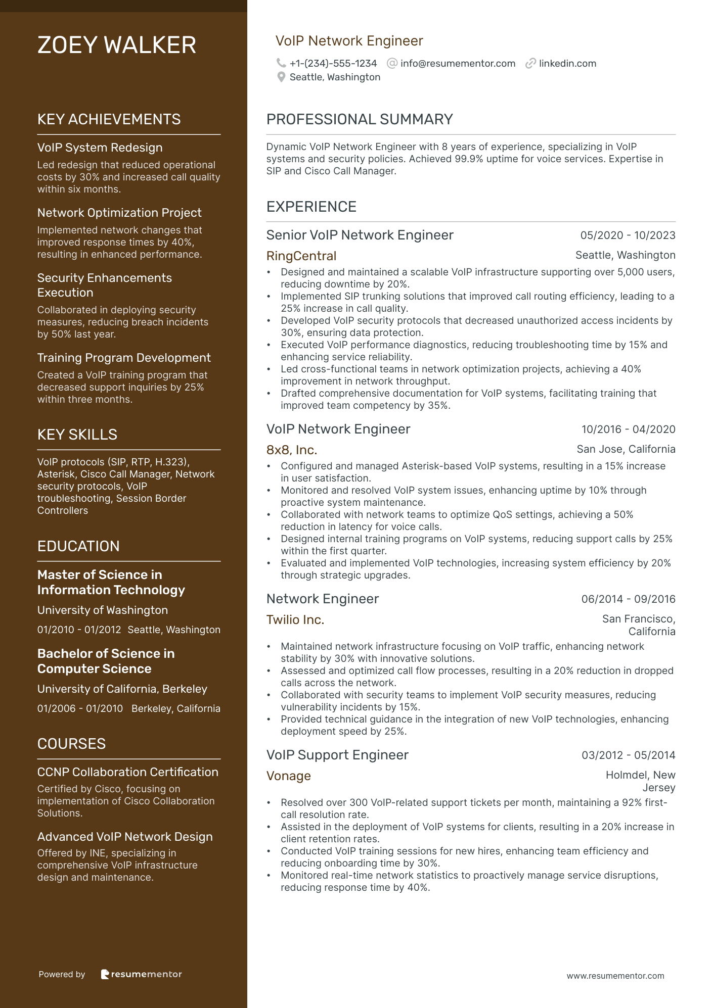 VoIP Network Engineer